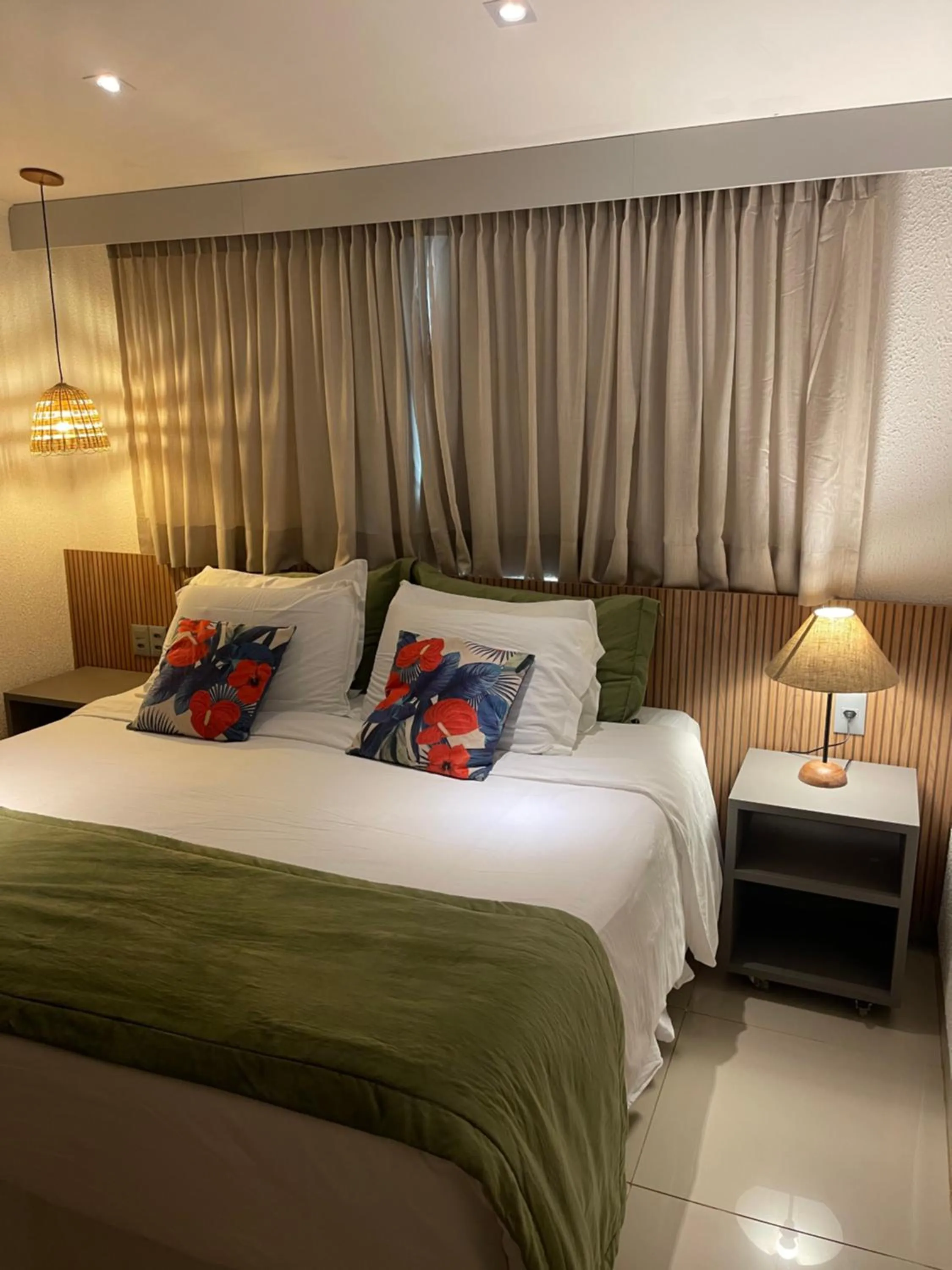 Bed in Pousada Del Mares