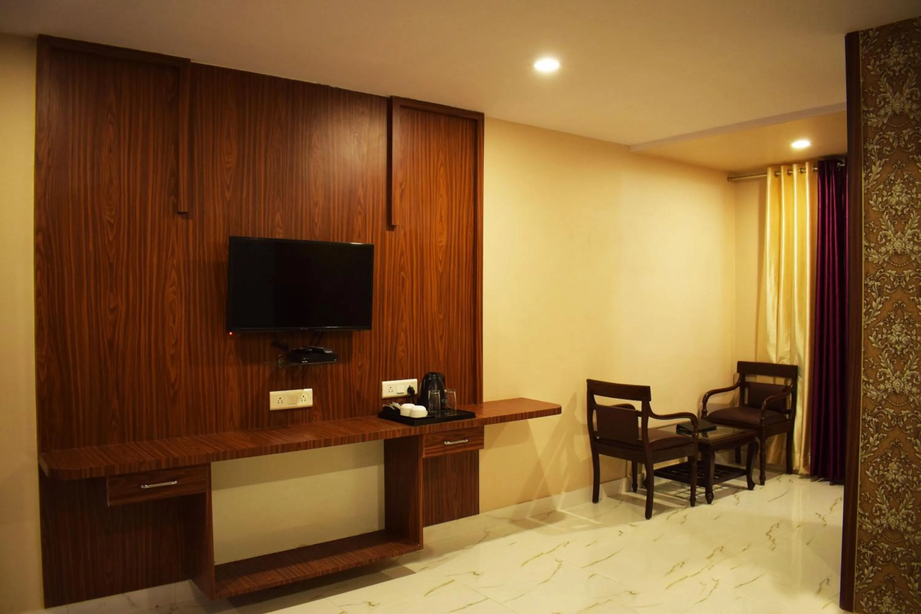 Seating area in Hotel New Majestic