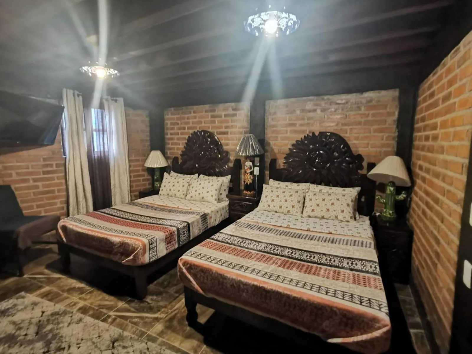 Bed in Hotel Meson del Refugio