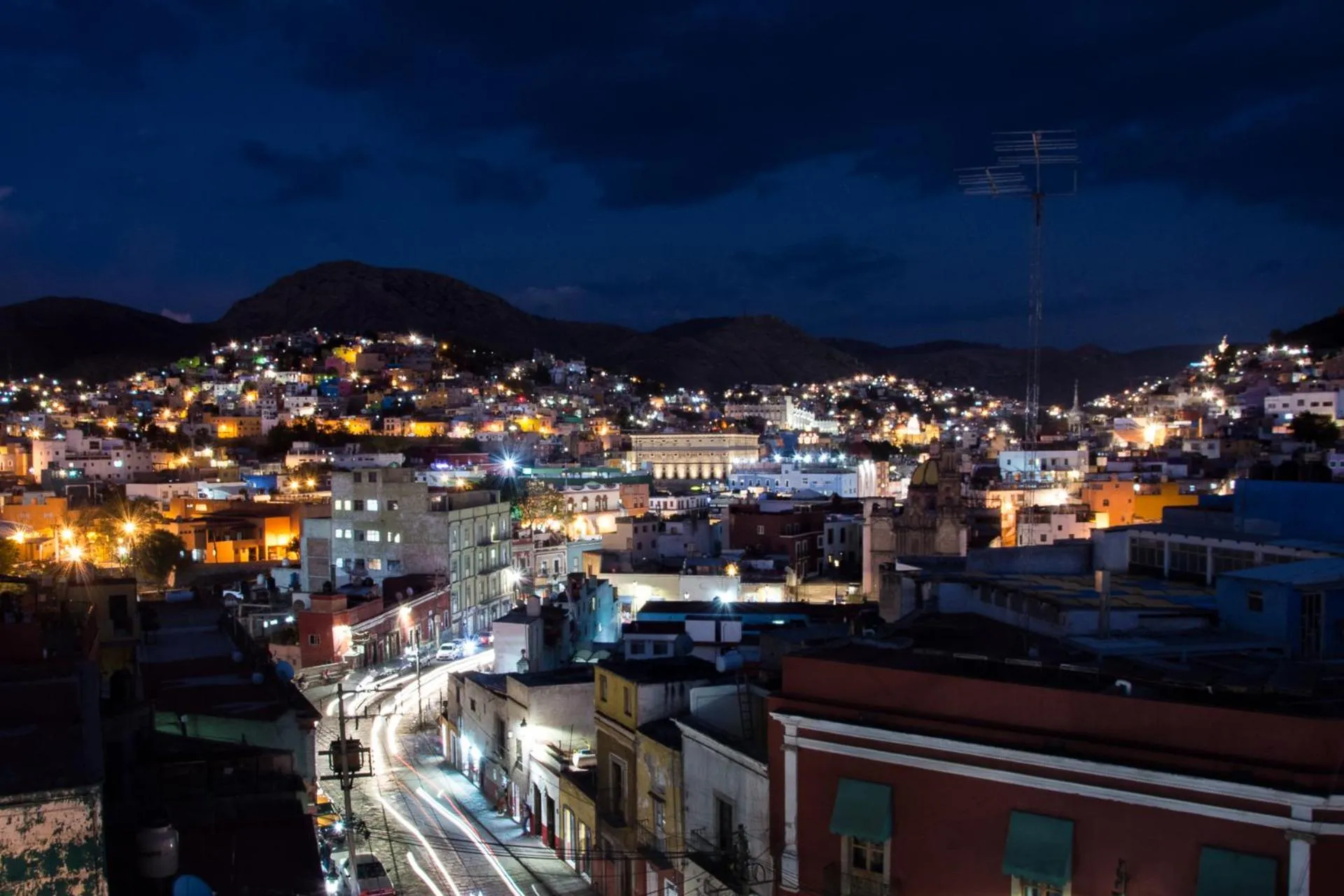 Street view in Hotel Meson del Refugio
