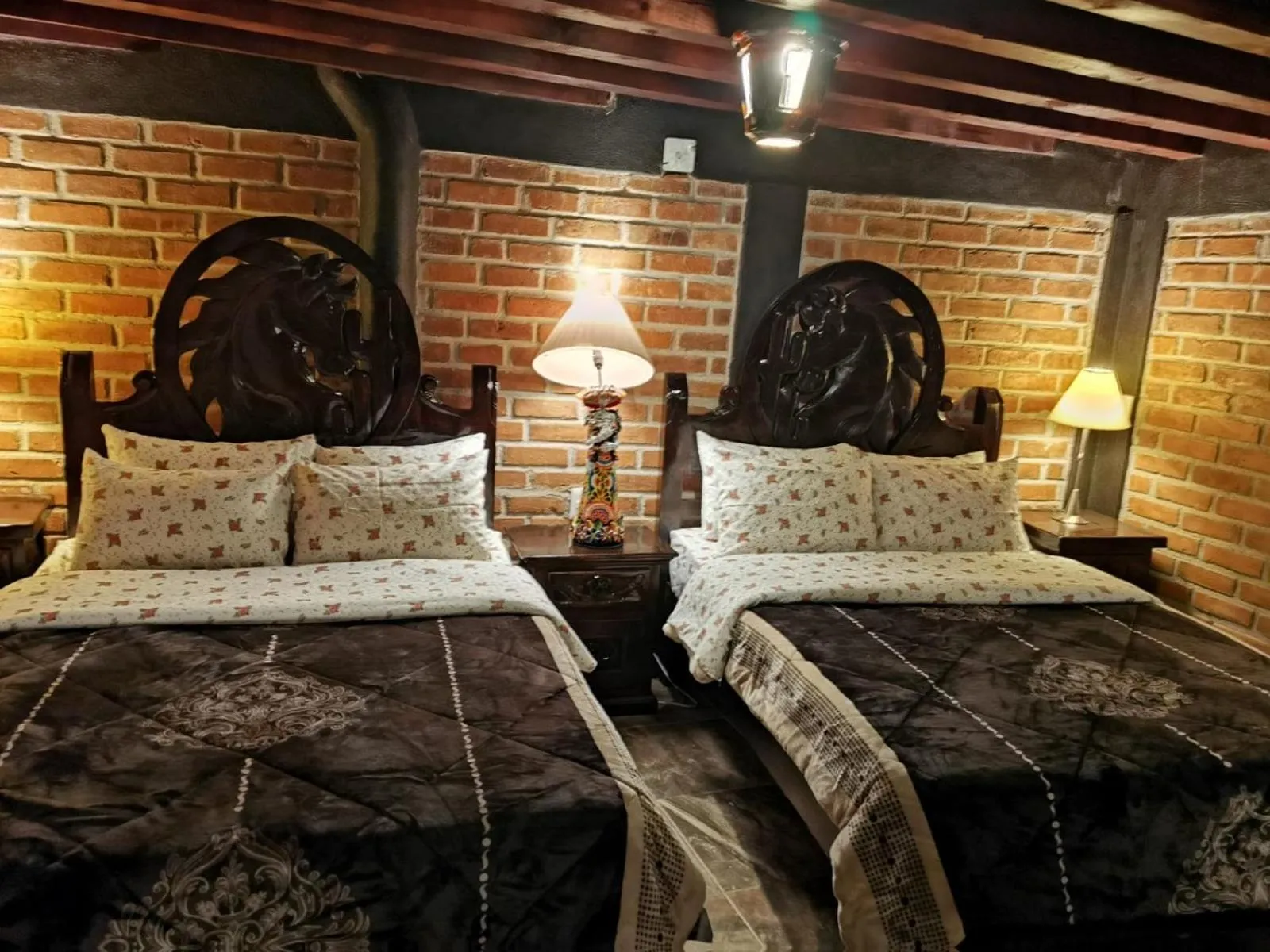 Bed in Hotel Meson del Refugio