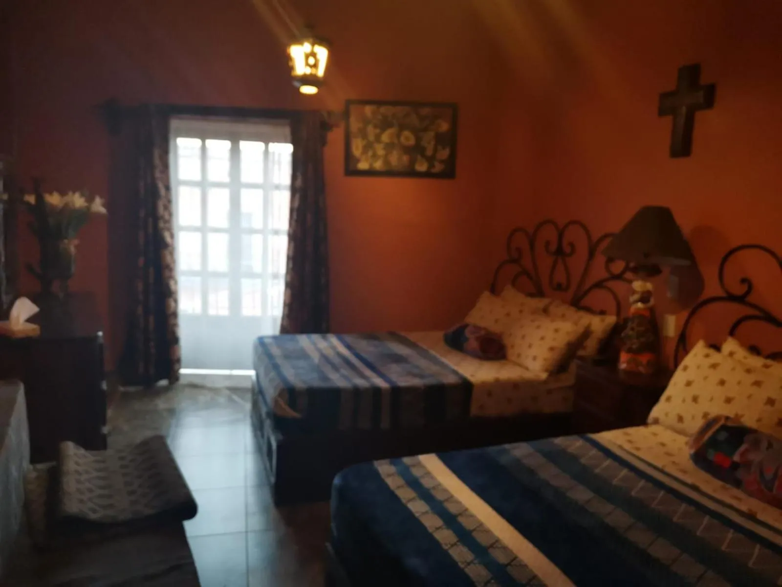 Bed in Hotel Meson del Refugio
