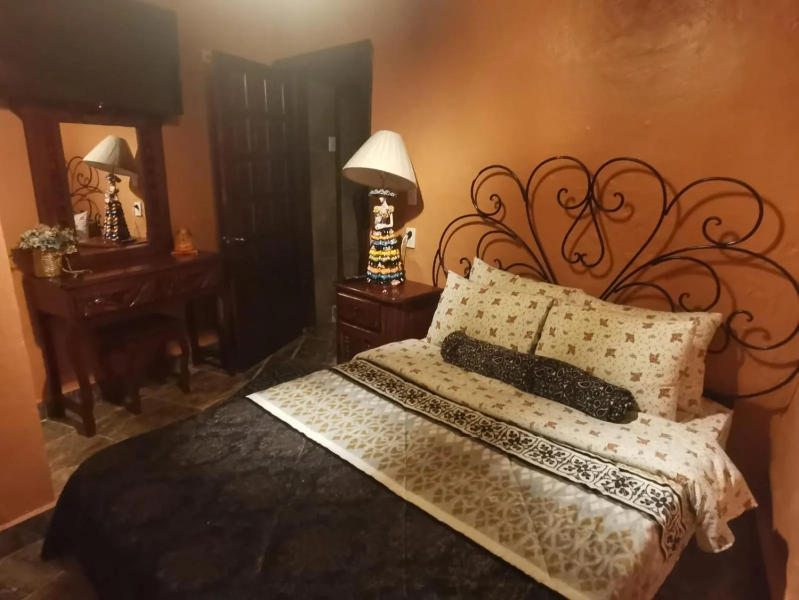 Bed in Hotel Meson del Refugio