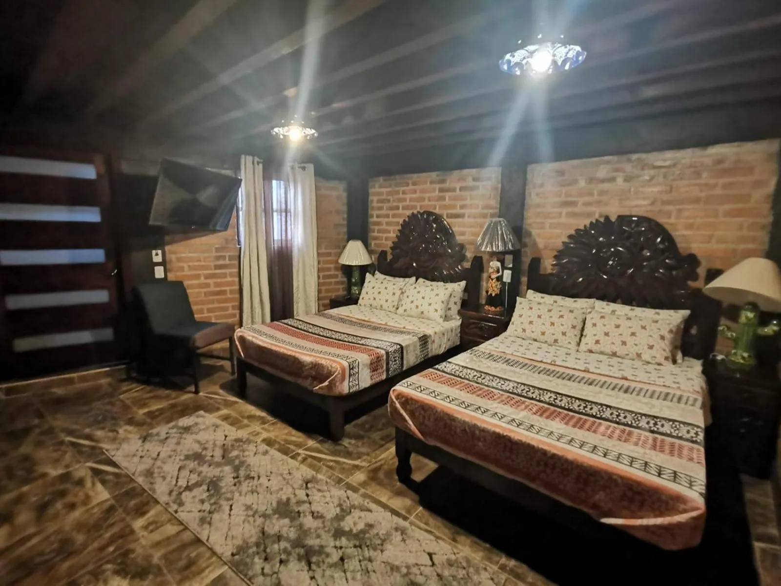 Bed in Hotel Meson del Refugio