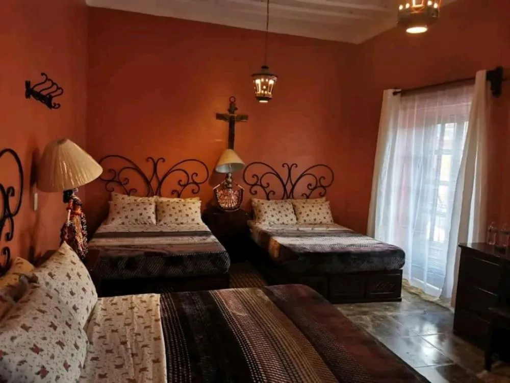 Bed in Hotel Meson del Refugio