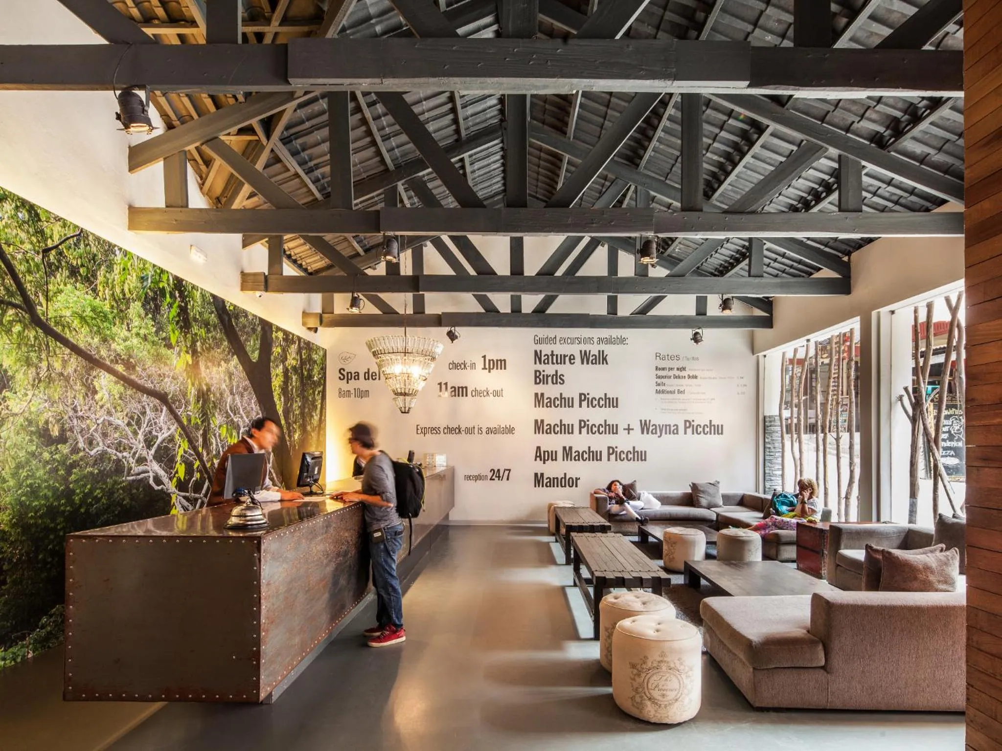 Lobby or reception in El MaPi by Inkaterra