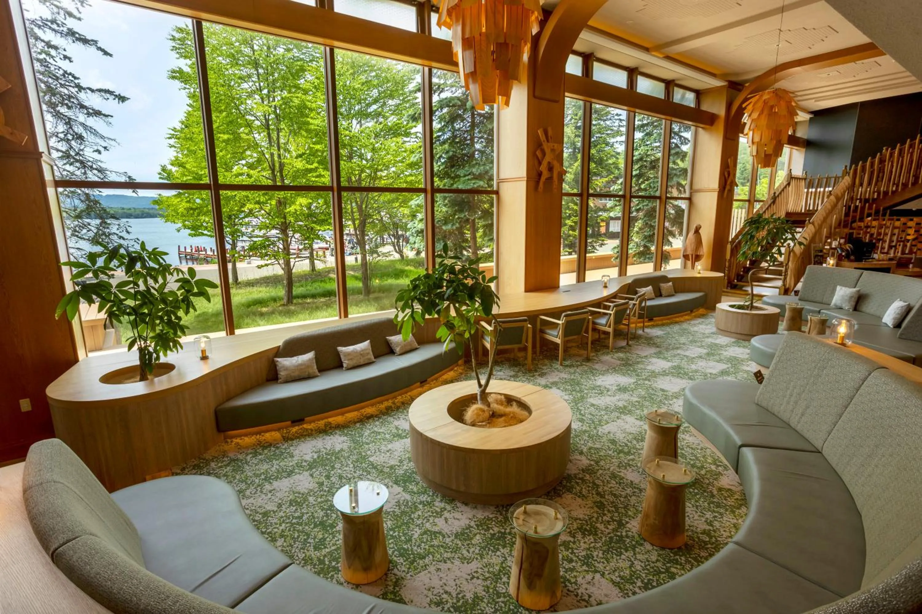 Lounge or bar in THE FOREST AKAN Tsuruga Resort