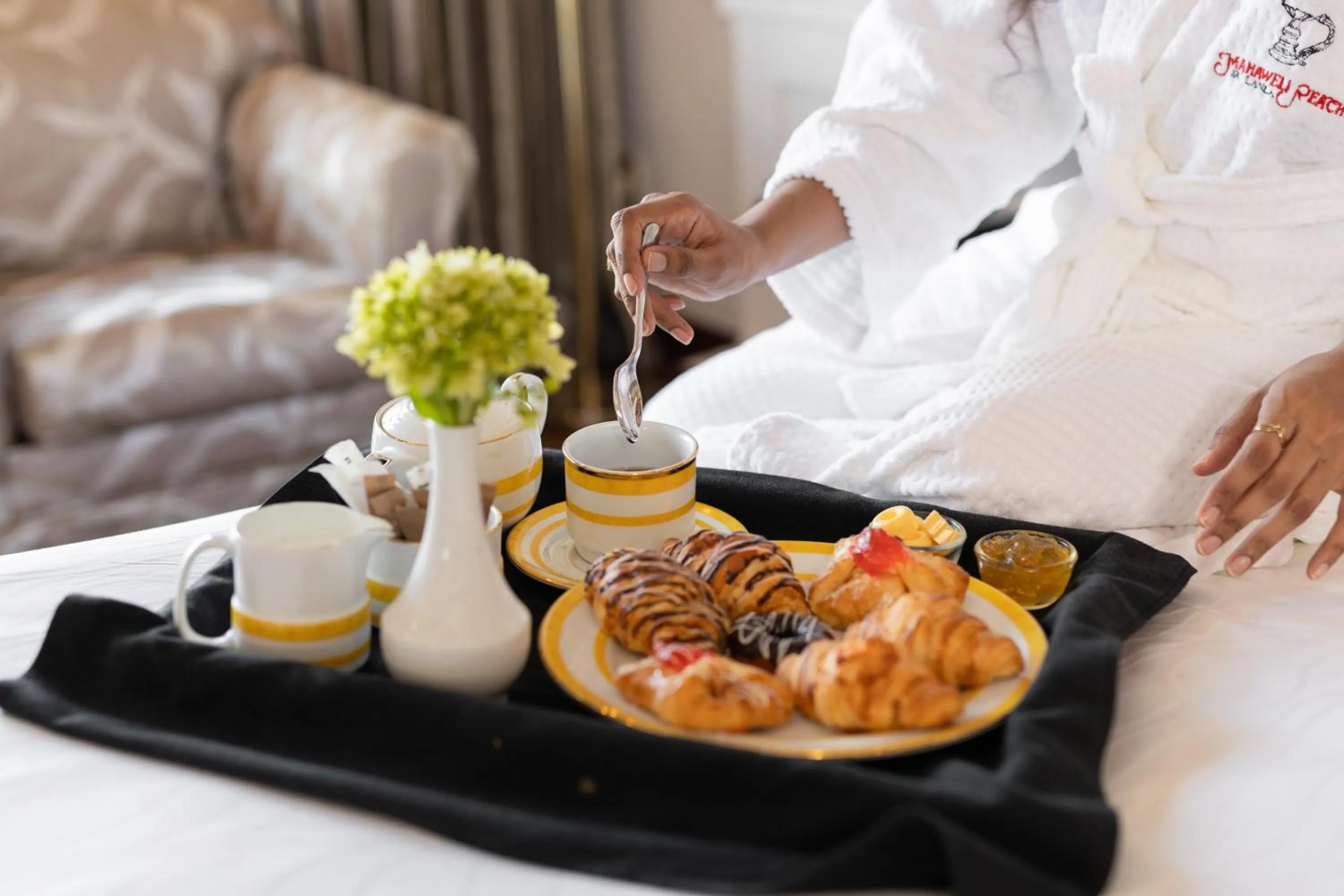 Breakfast in Mahaweli Reach Hotel