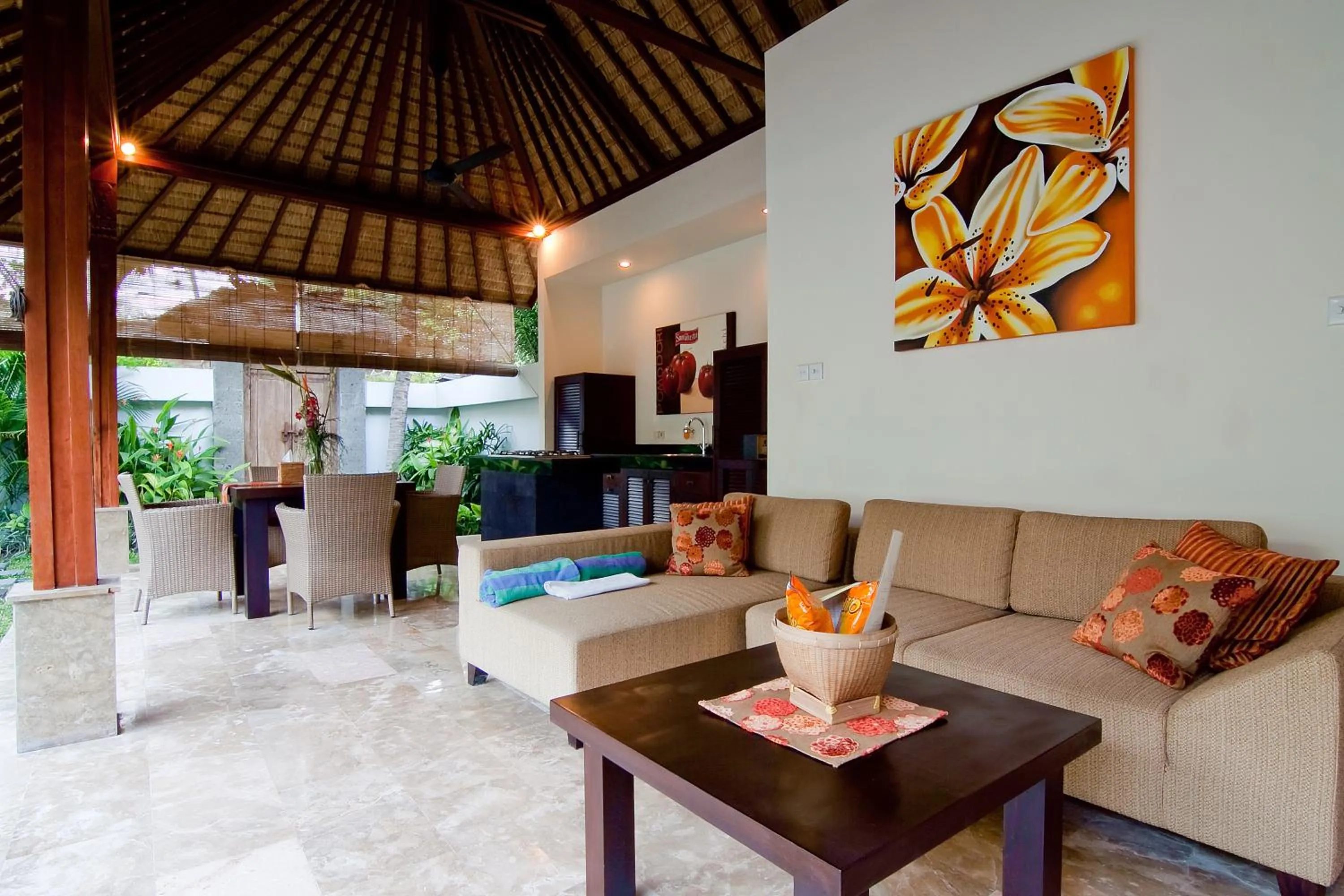 Living room in Ellora Villa