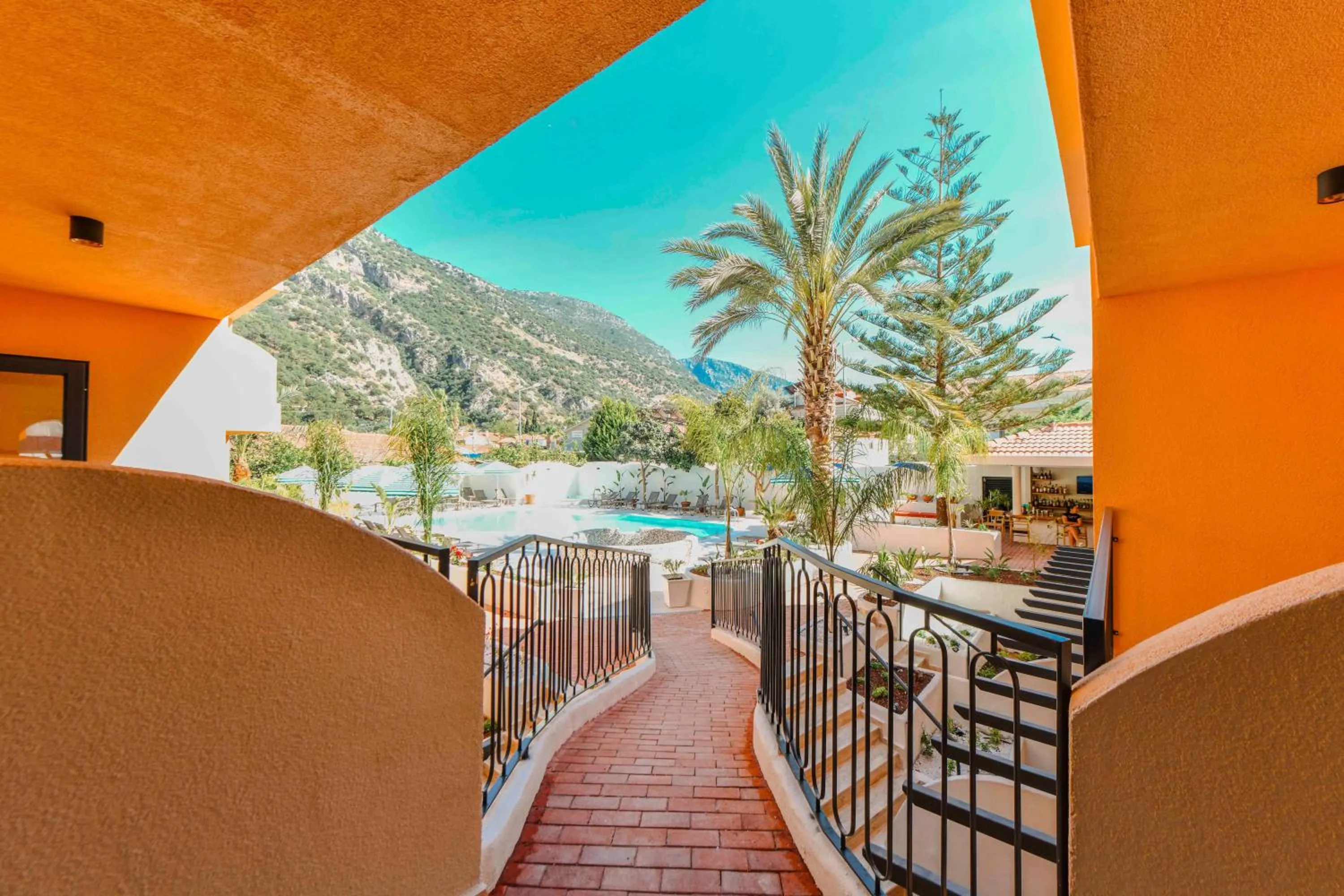 Swimming pool in Unsal Hotel