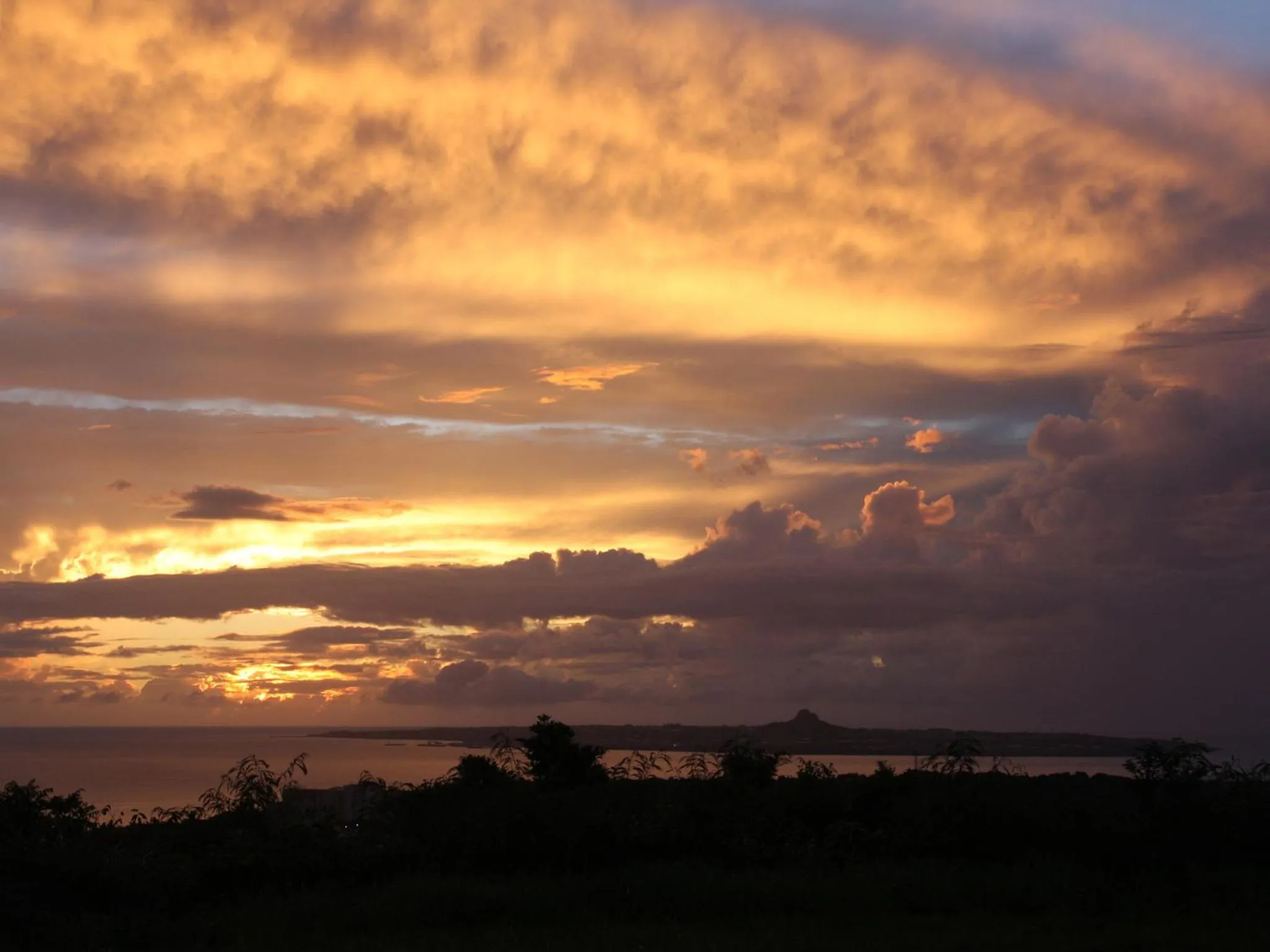 Sea view in Motobu Green Park and Golf Course