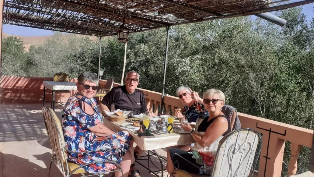 People in kasbah Ait arbi