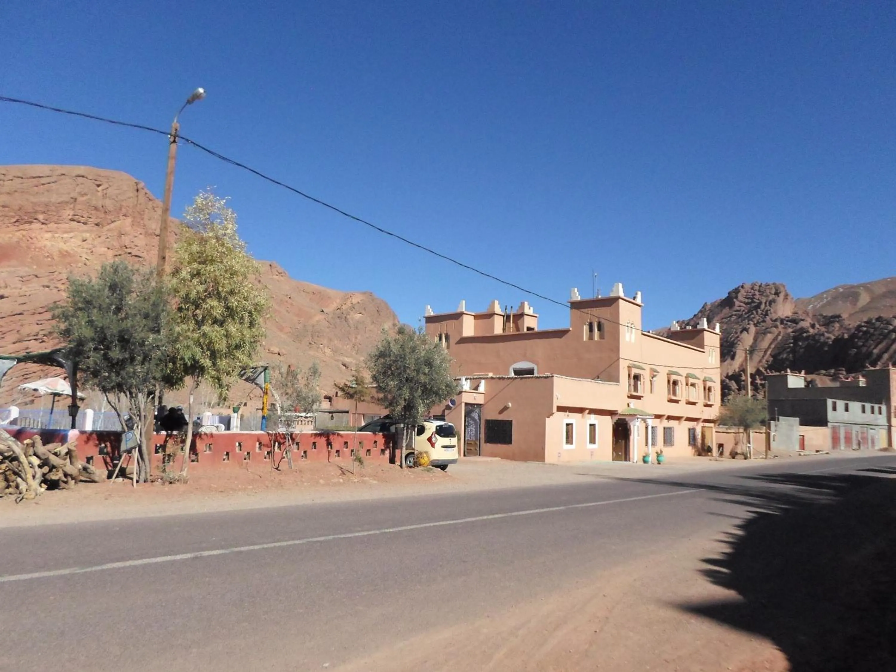 Facade/entrance in kasbah Ait arbi