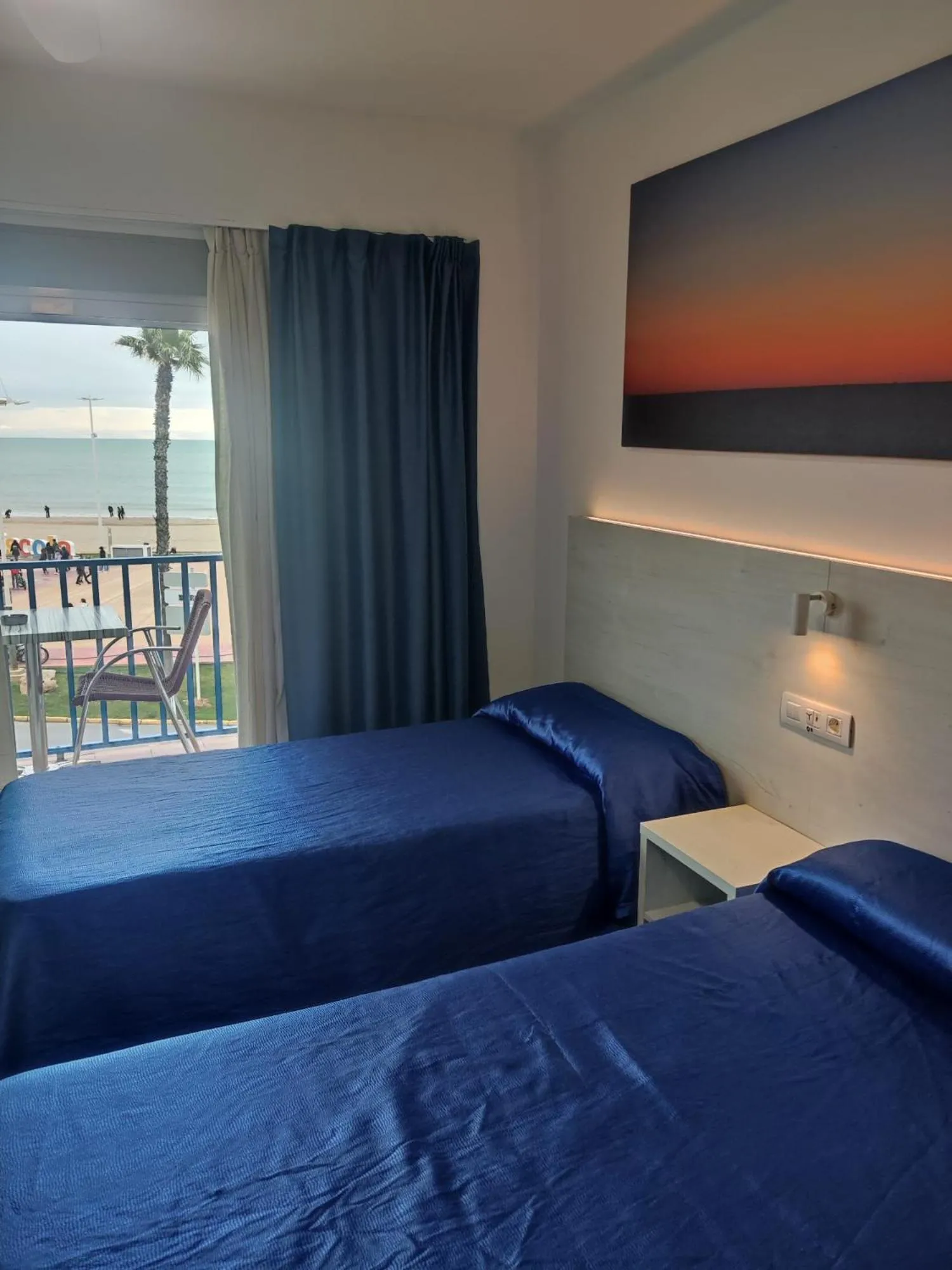 Bed in Hotel Rio Mar