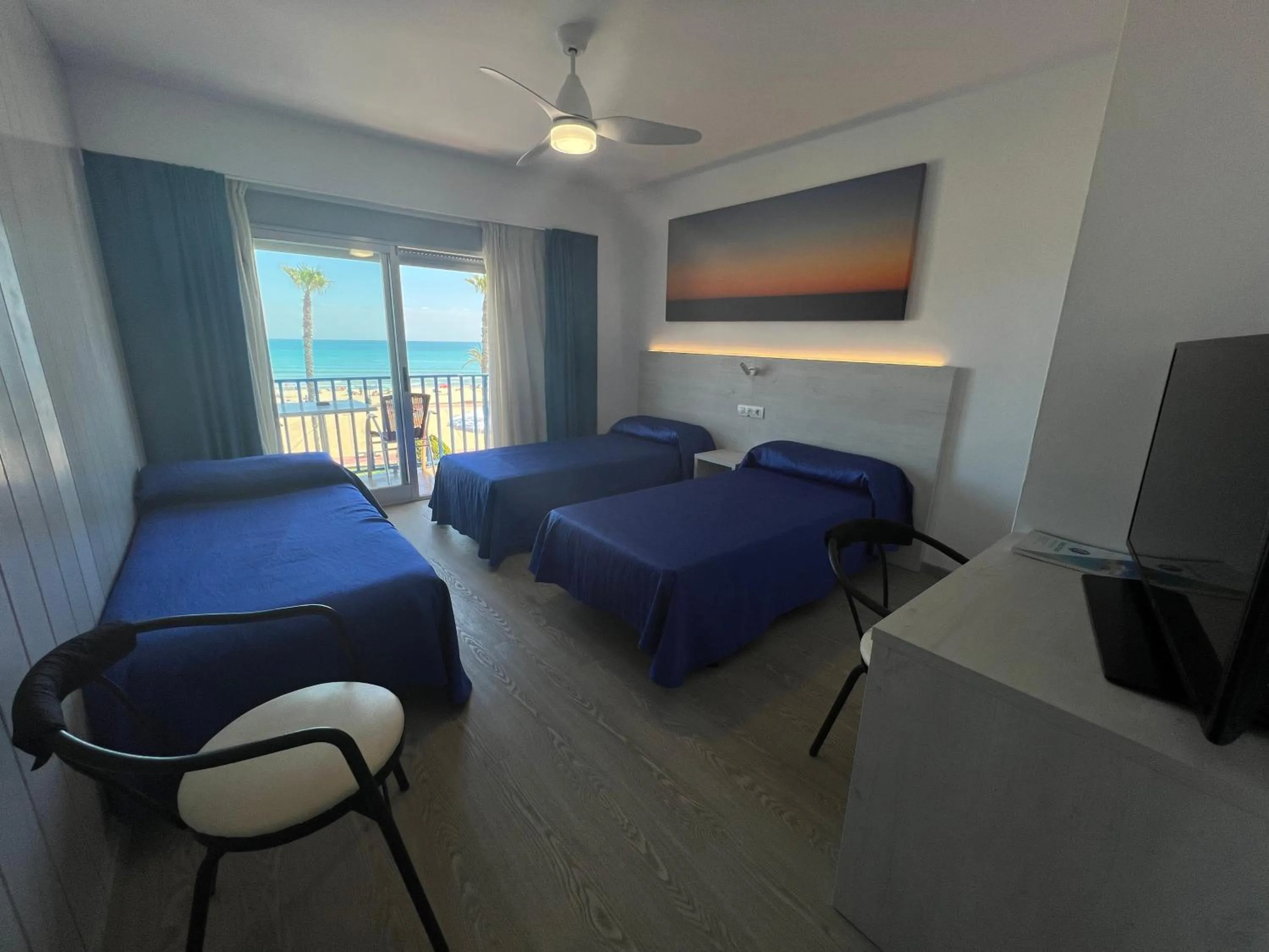 Bed in Hotel Rio Mar