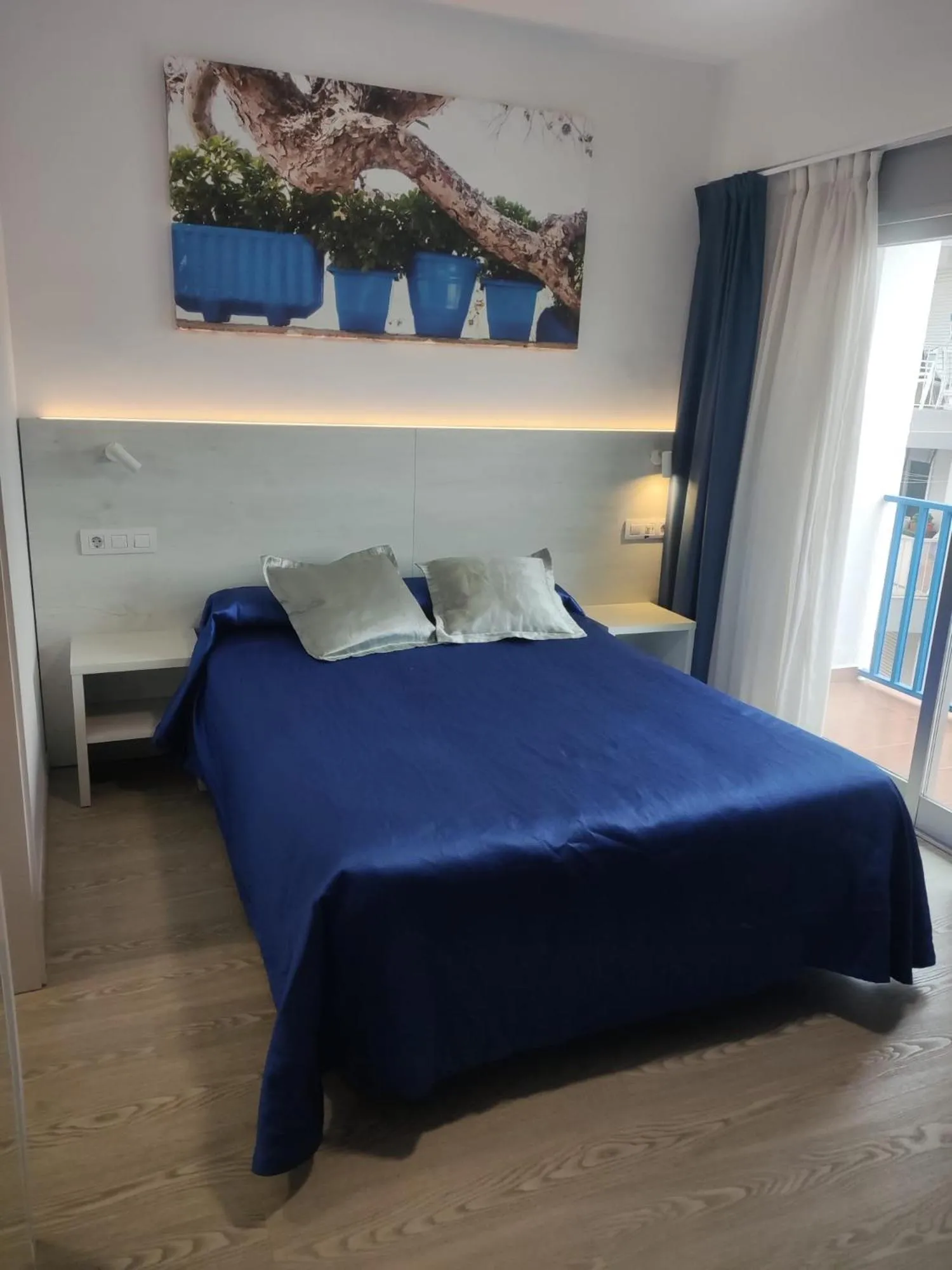 Bed in Hotel Rio Mar