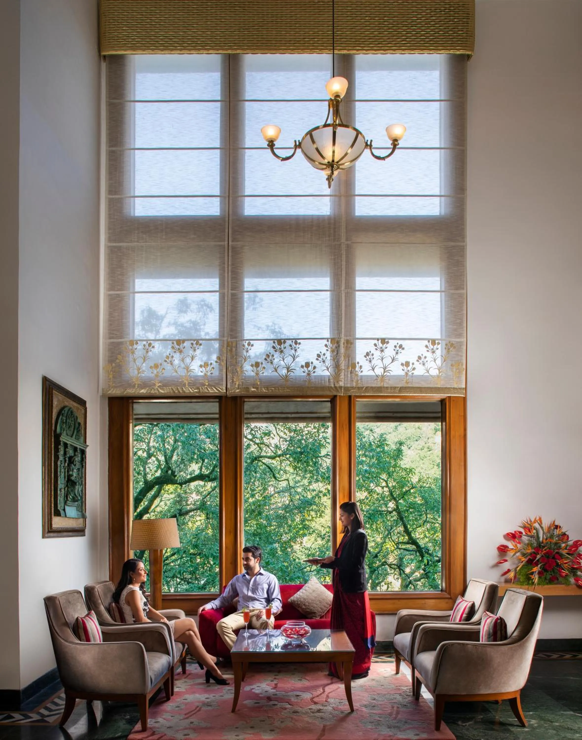 Lobby or reception in Jaypee Residency Manor