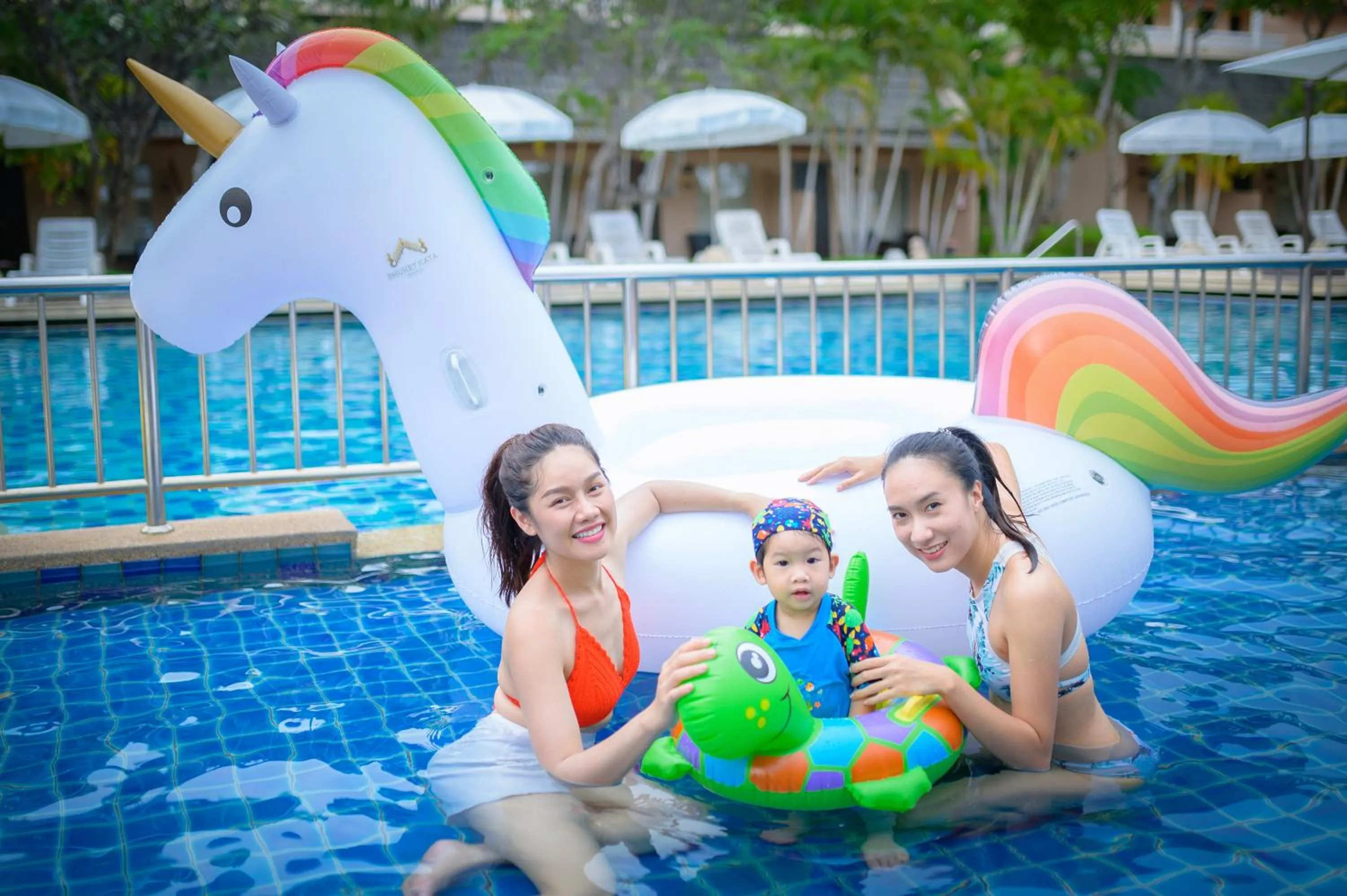 People in Phuket Kata Resotel