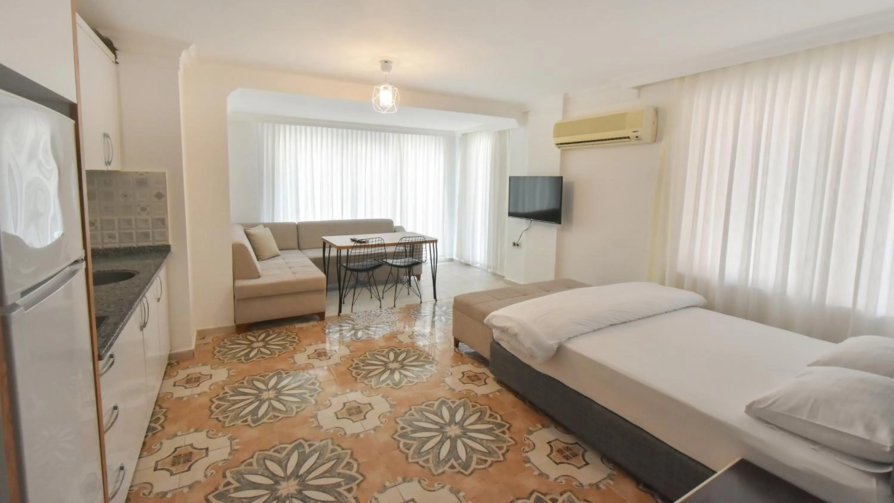 Kitchen or kitchenette, Bed in Anatolian Homes & Apart