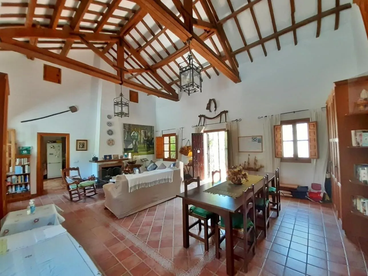 Living room, Bed in Escuela La Crujía