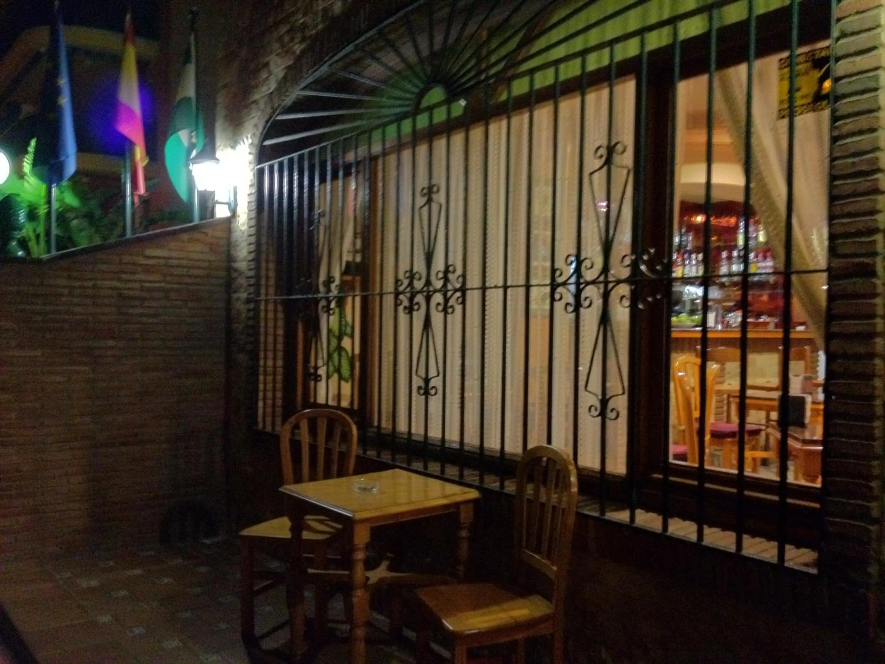 Patio in Hostal Los Corchos