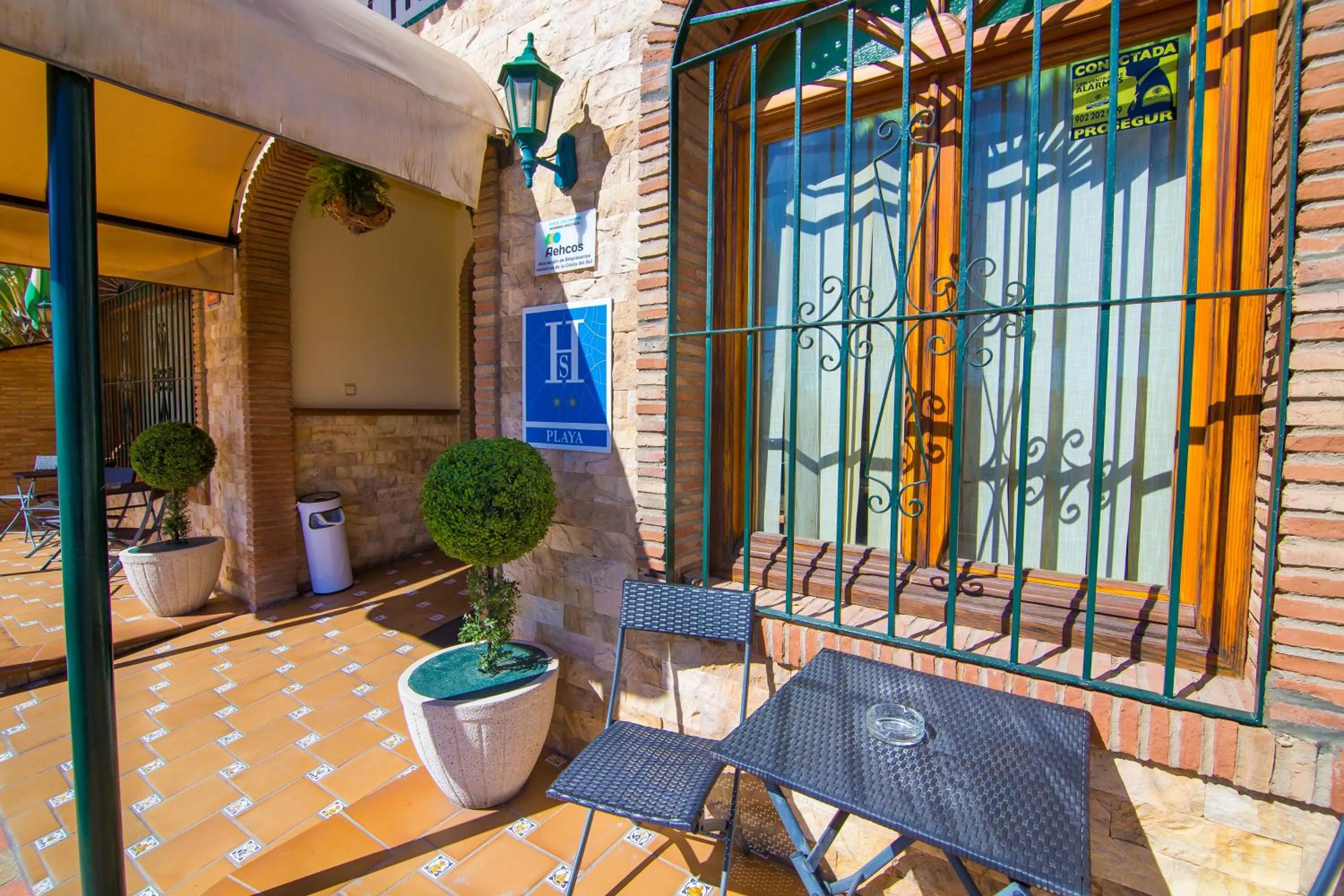 Patio in Hostal Los Corchos