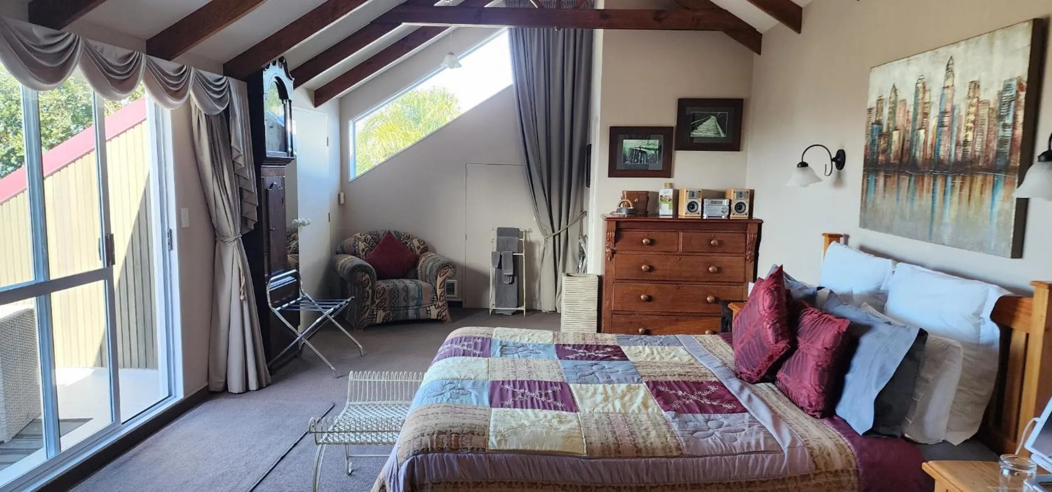 Balcony/Terrace, Bed in MnM's BnB