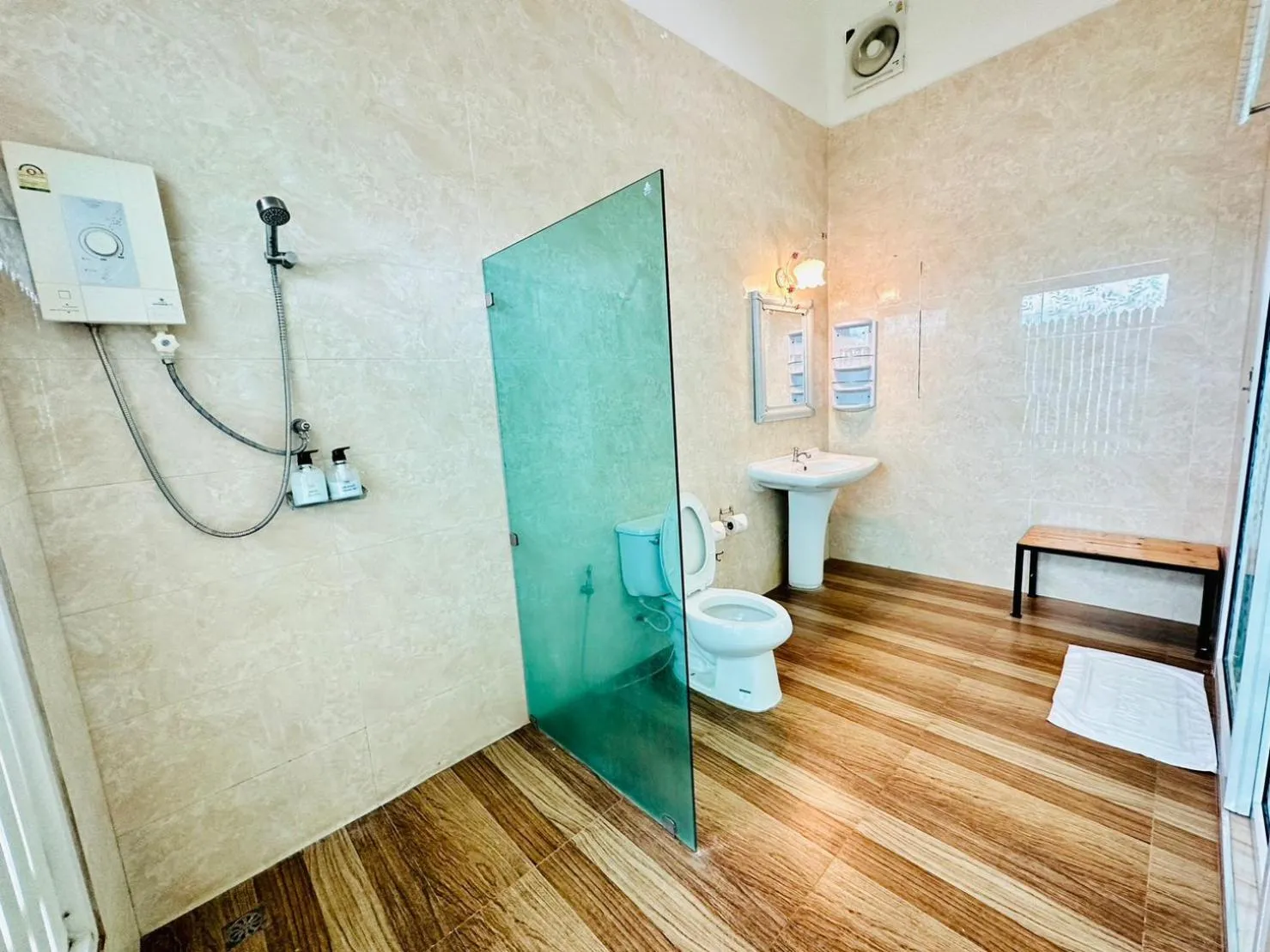 Bathroom in Yoko River Kwai Resort