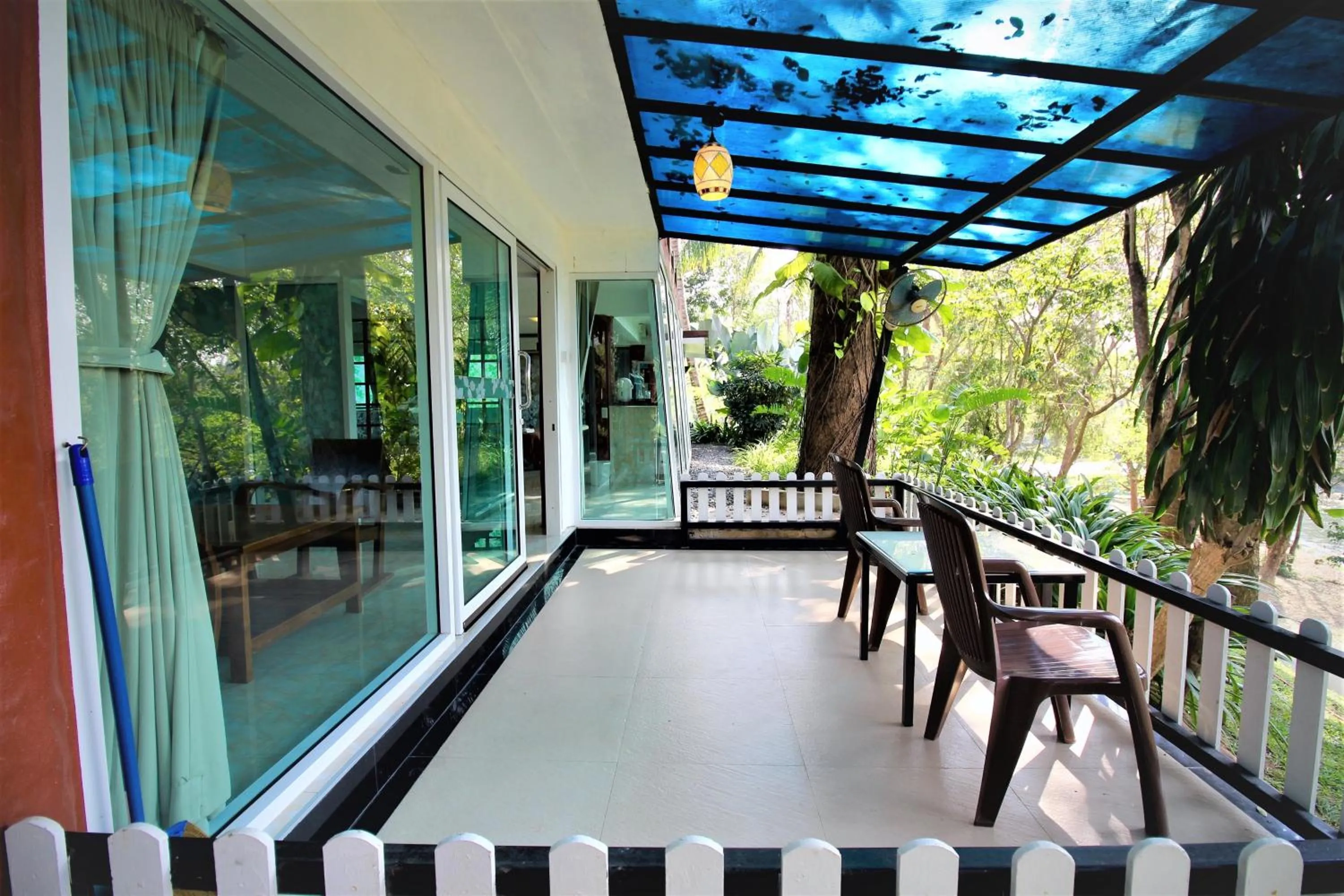 Balcony/Terrace in Yoko River Kwai Resort