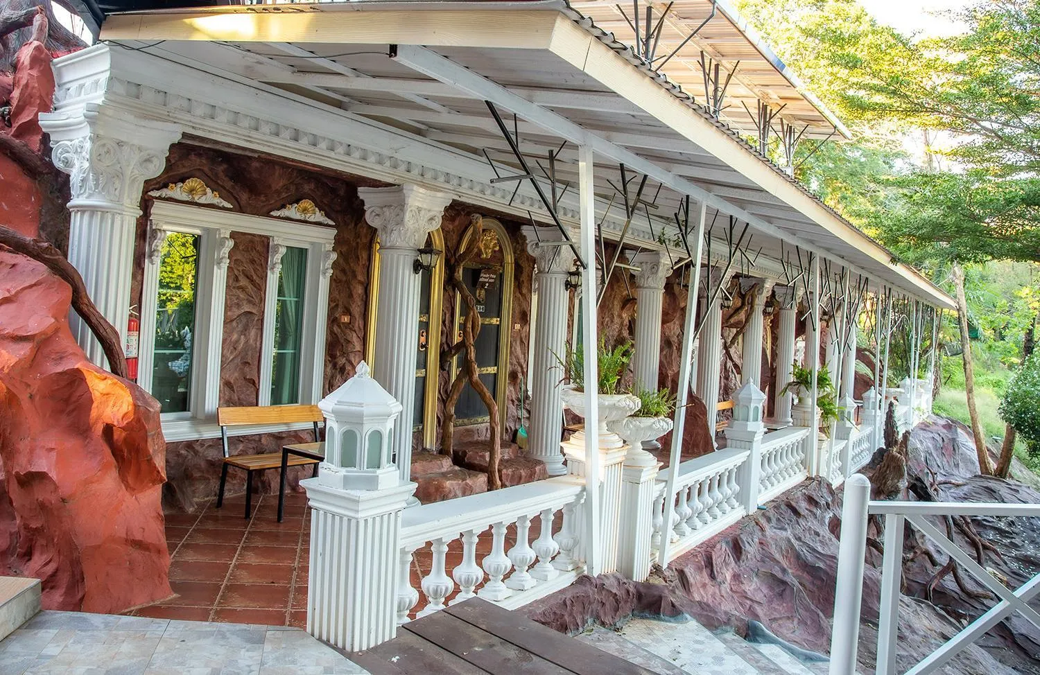 Patio in Yoko River Kwai Resort