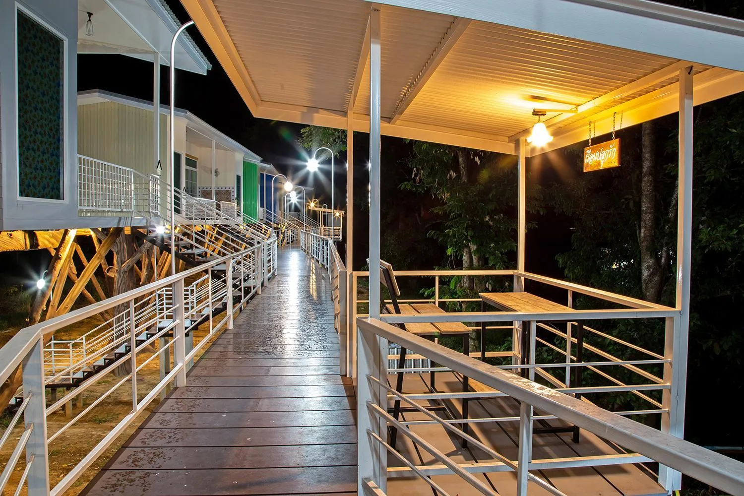 Balcony/Terrace in Yoko River Kwai Resort