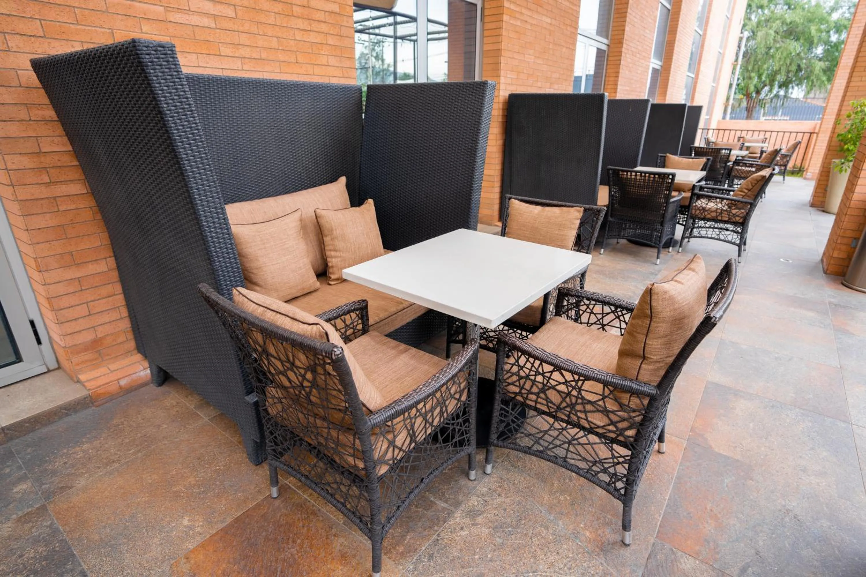 Balcony/Terrace in Hilton Garden Inn Santiago Airport