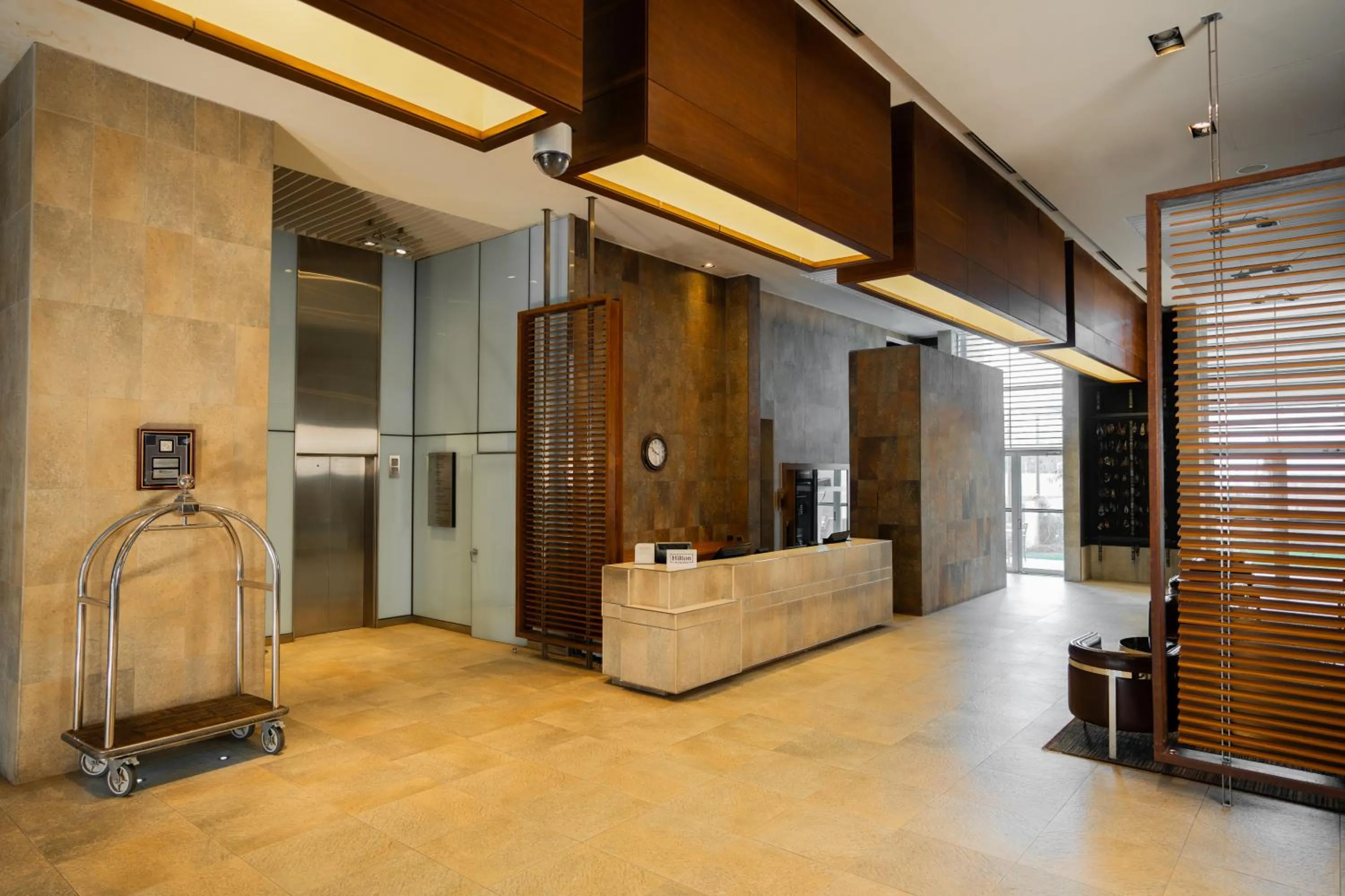 Lobby or reception in Hilton Garden Inn Santiago Airport