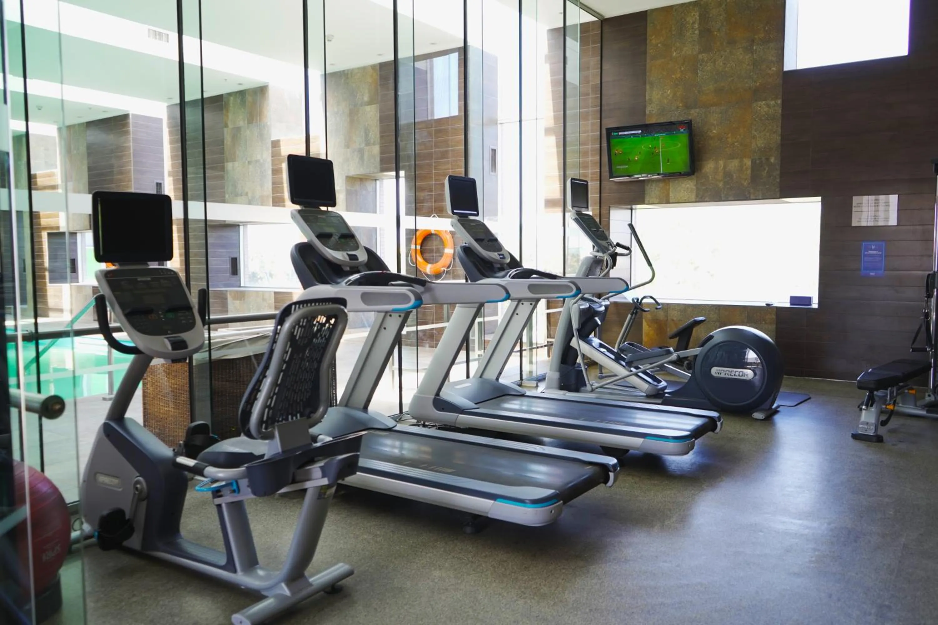Fitness centre/facilities in Hilton Garden Inn Santiago Airport