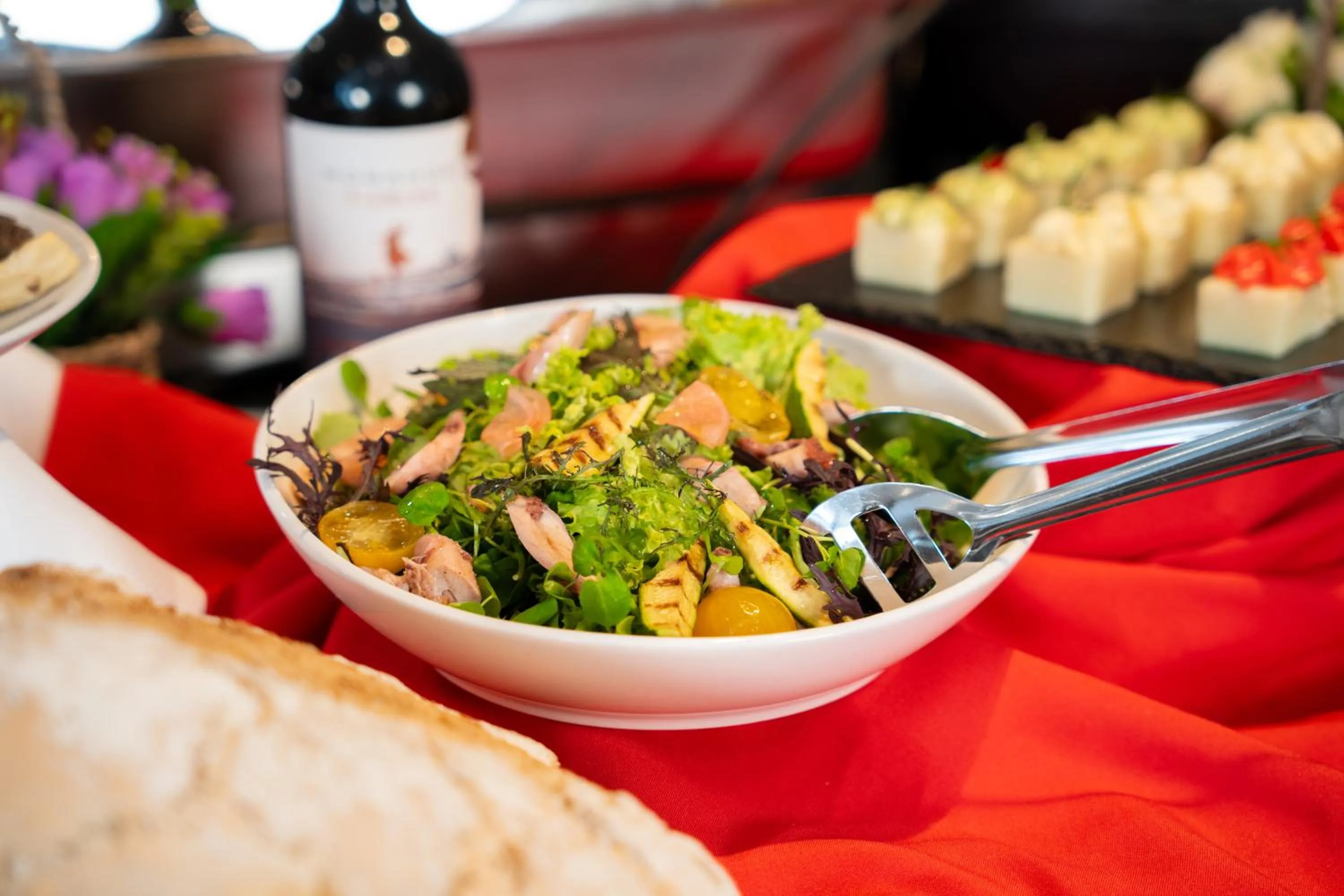 Food close-up in Hilton Garden Inn Santiago Airport
