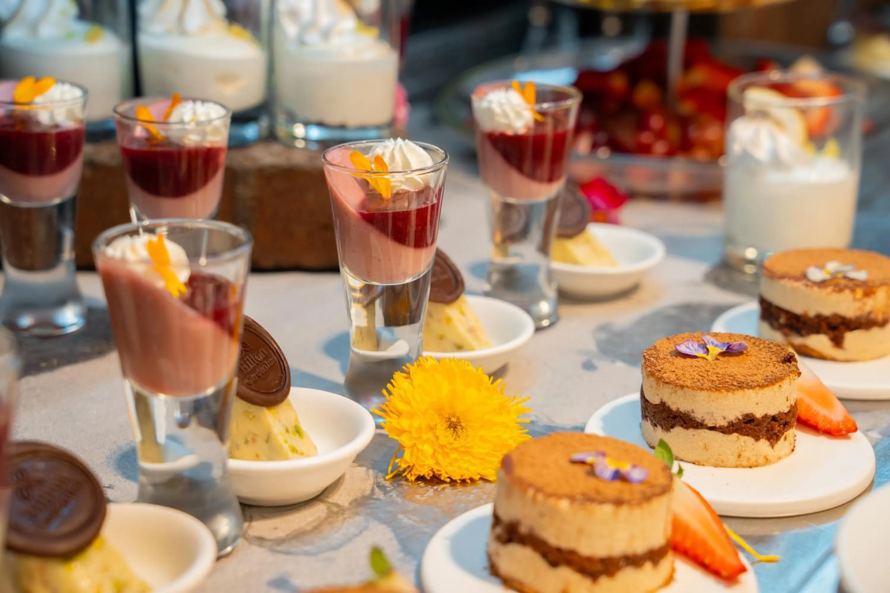 Food close-up in Hilton Garden Inn Santiago Airport