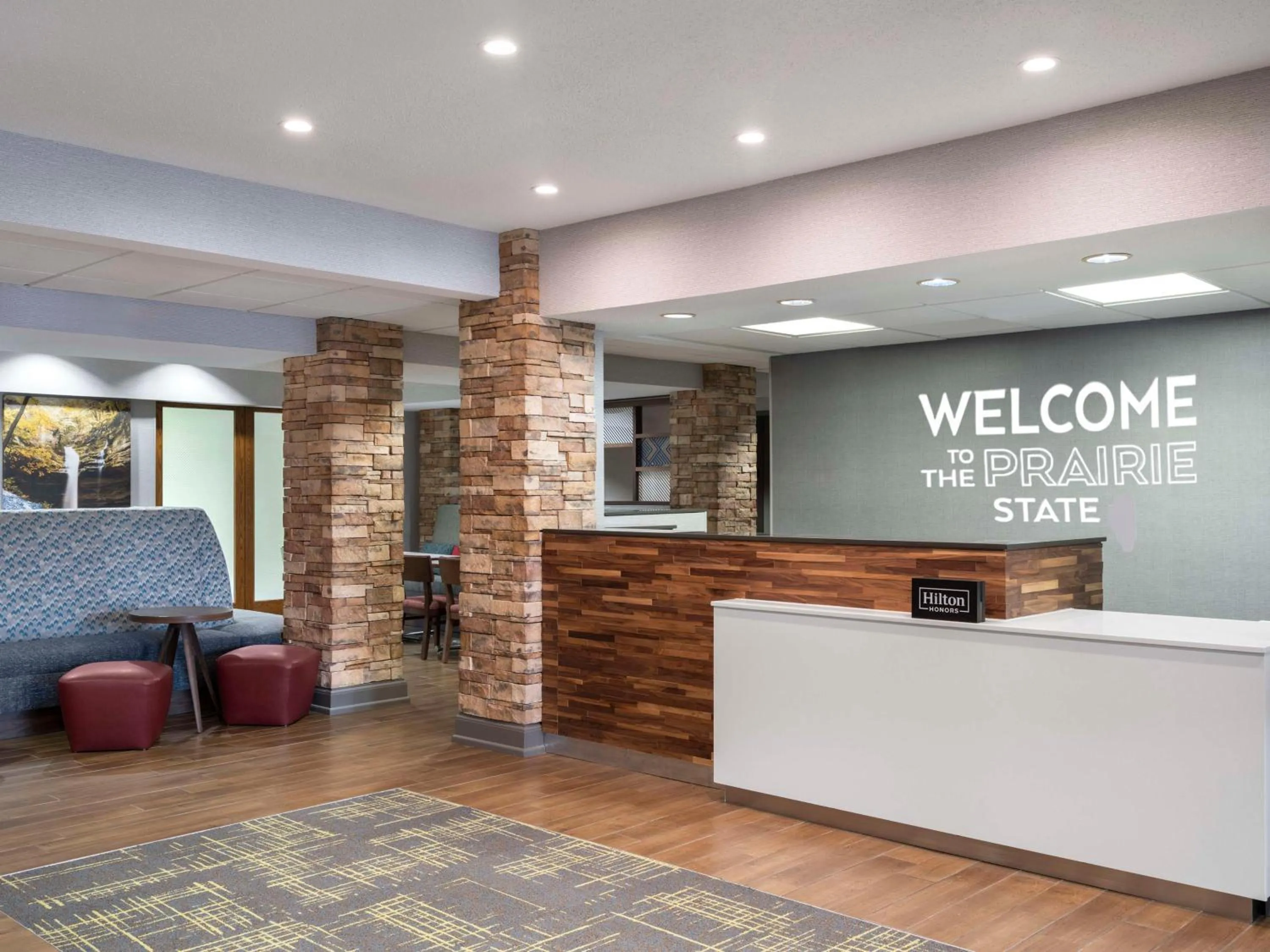 Lobby or reception in Hampton Inn Ottawa - Starved Rock Area