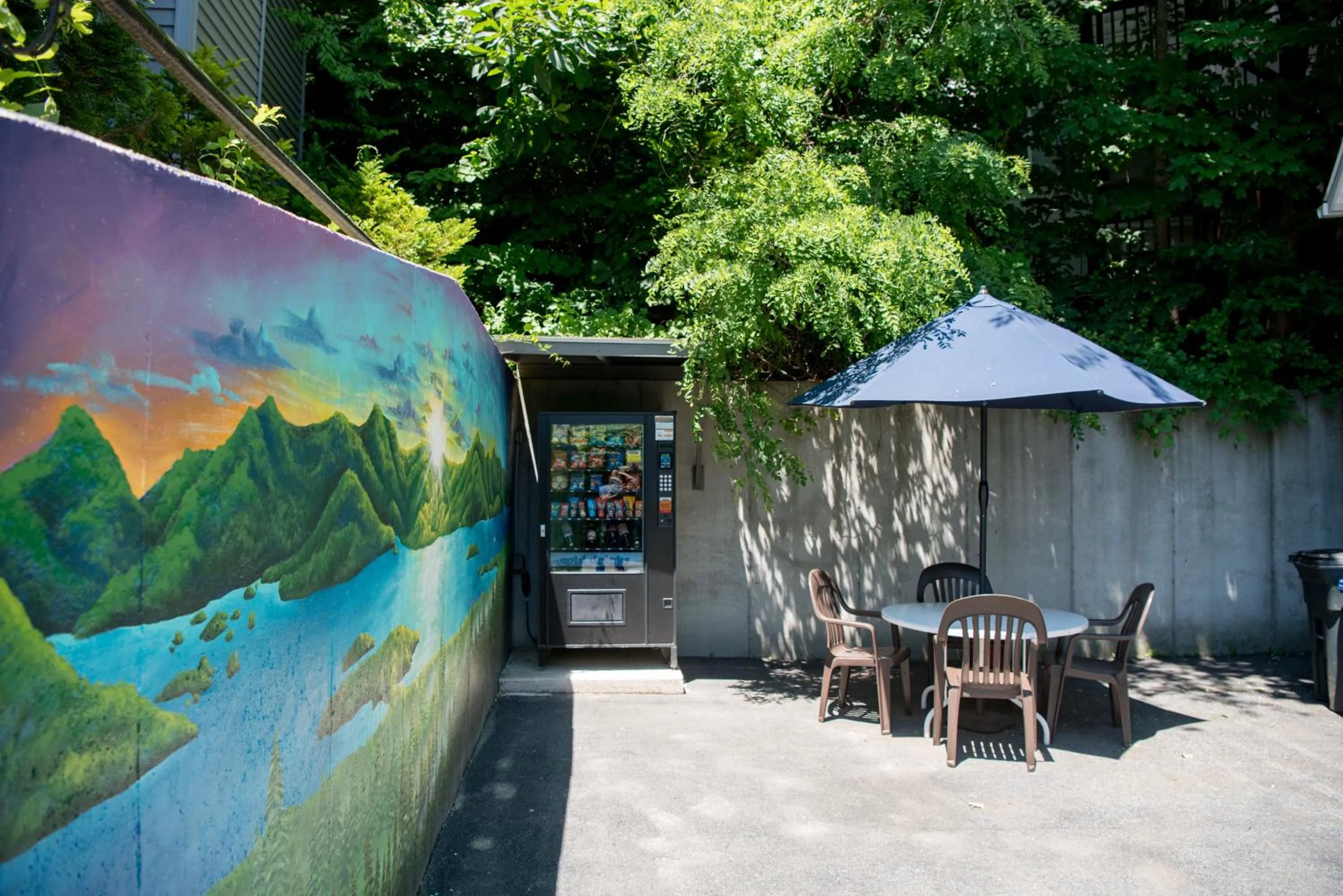Patio in Americas Best Value Inn & Suites Lake George