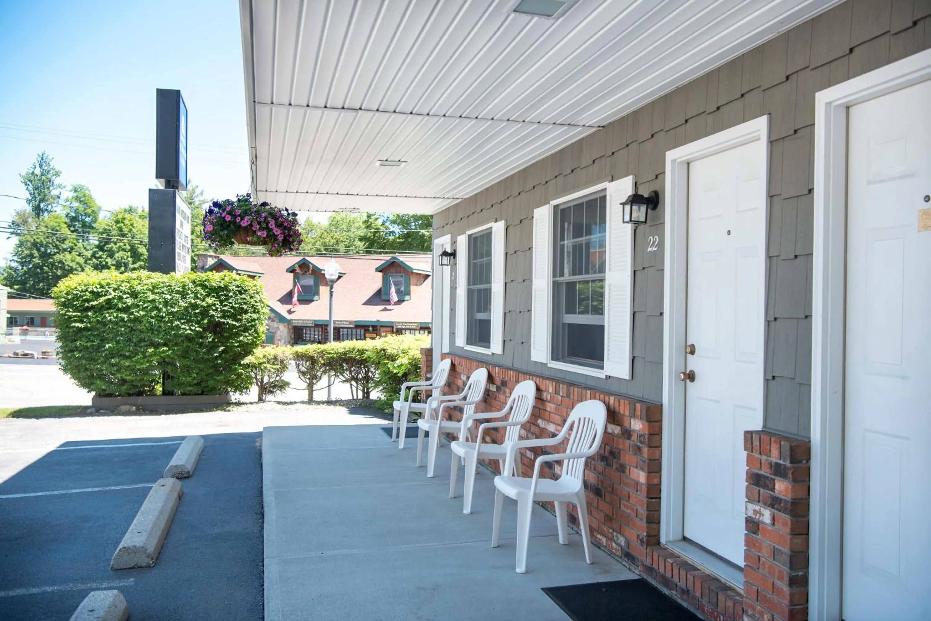 Patio in Americas Best Value Inn & Suites Lake George