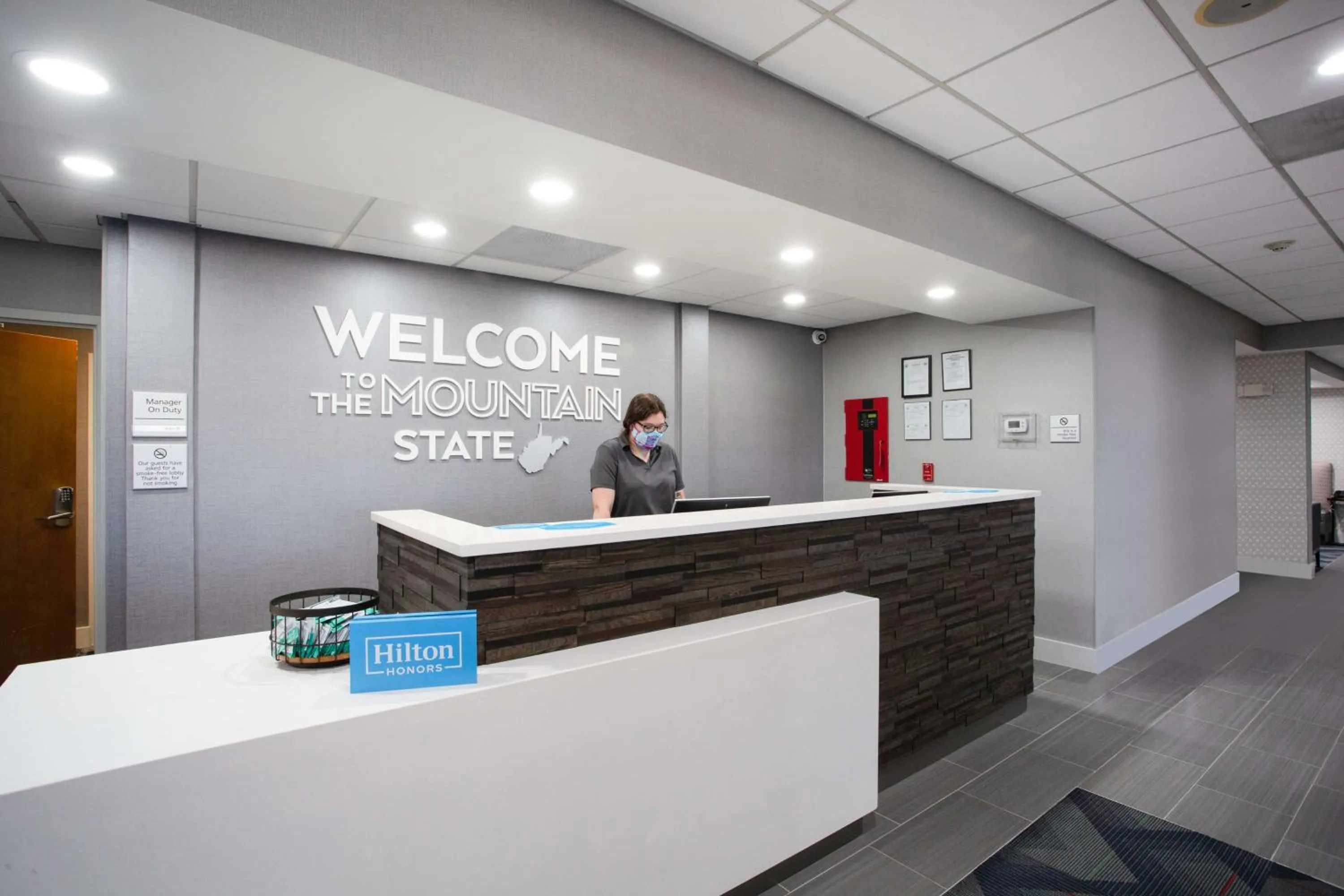 Lobby or reception in Hampton Inn Elkins