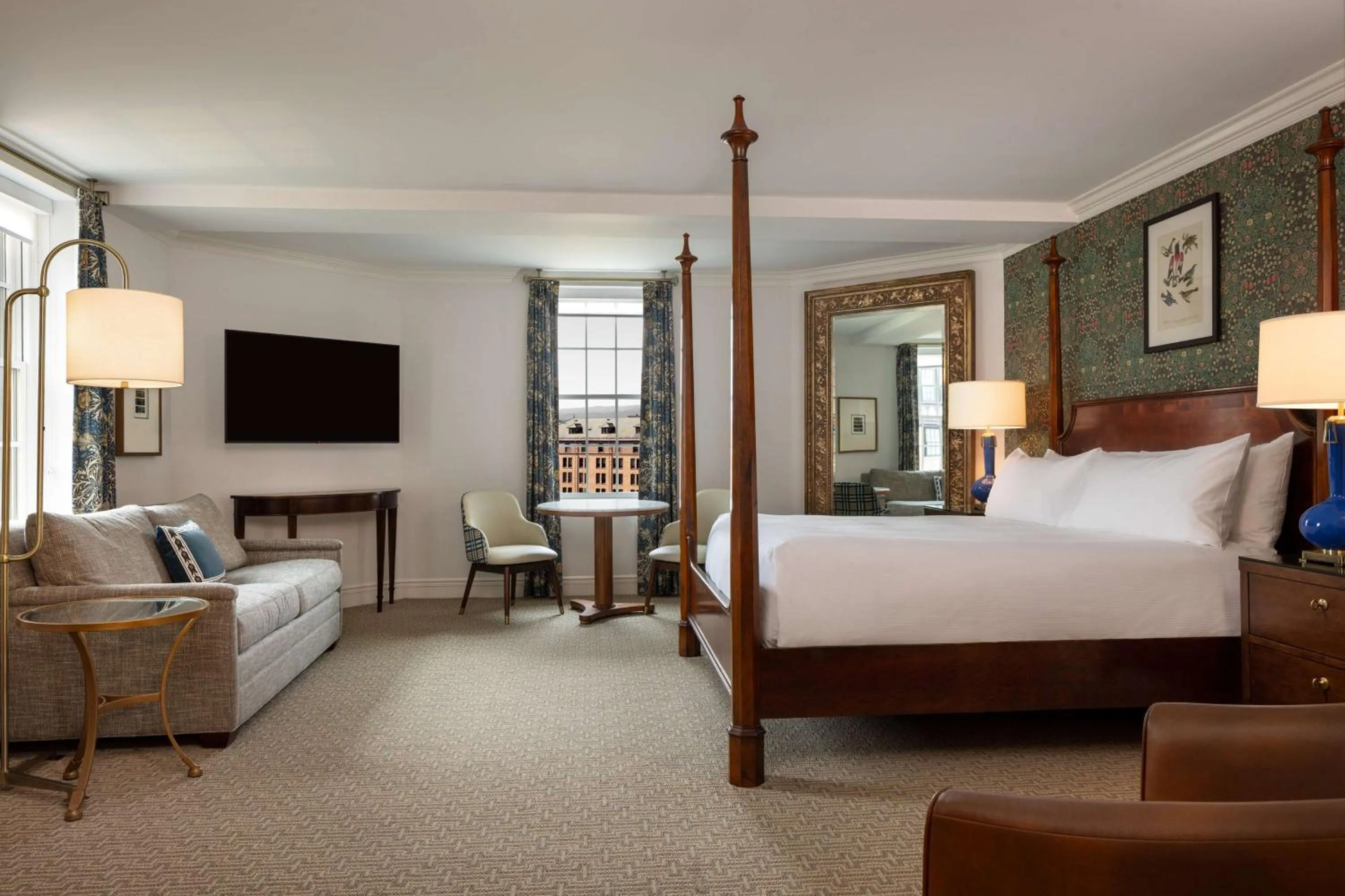 Bed in Hotel Roanoke & Conference Center, Curio Collection by Hilton