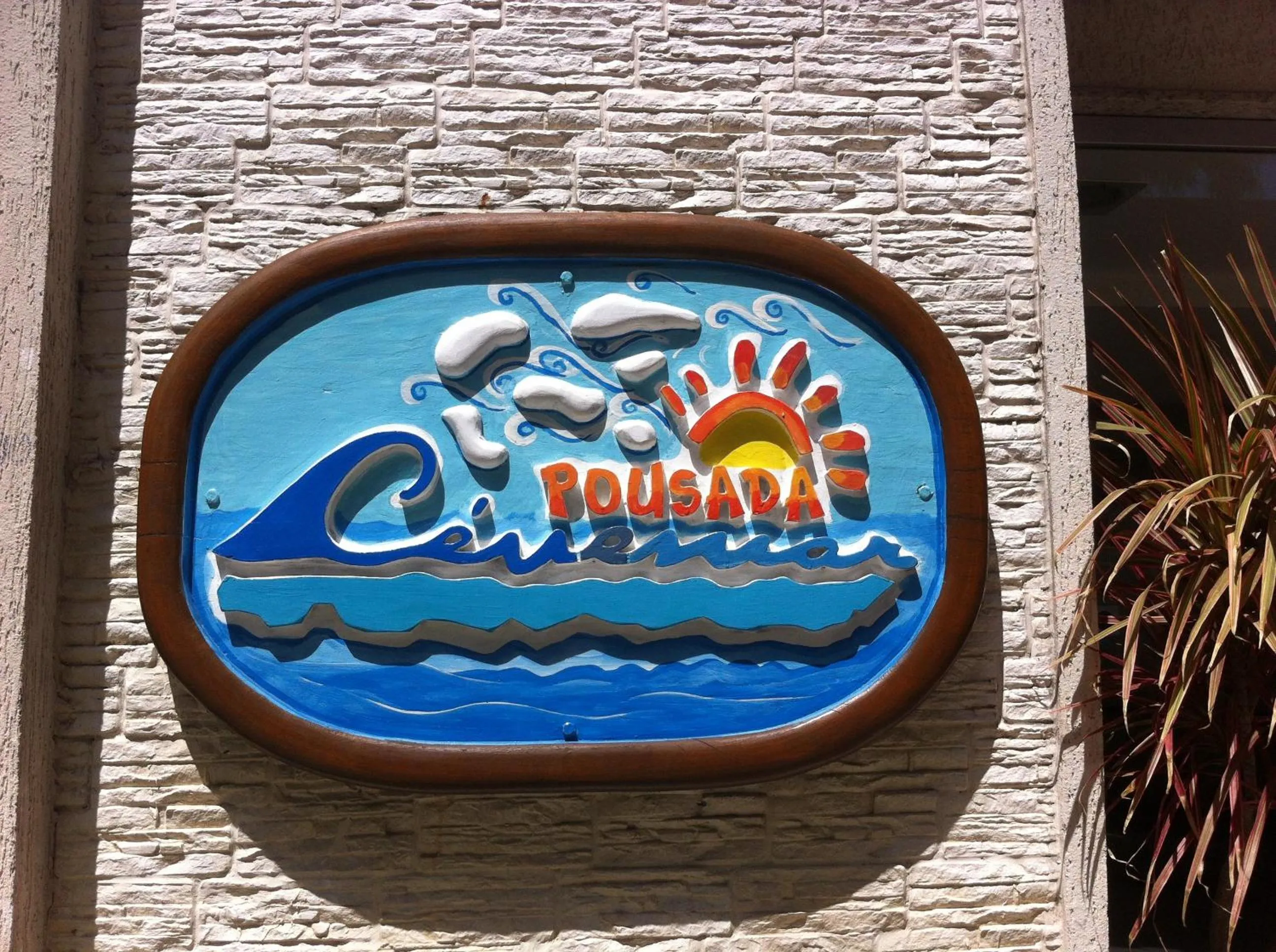 Decorative detail in Pousada Ceu e Mar