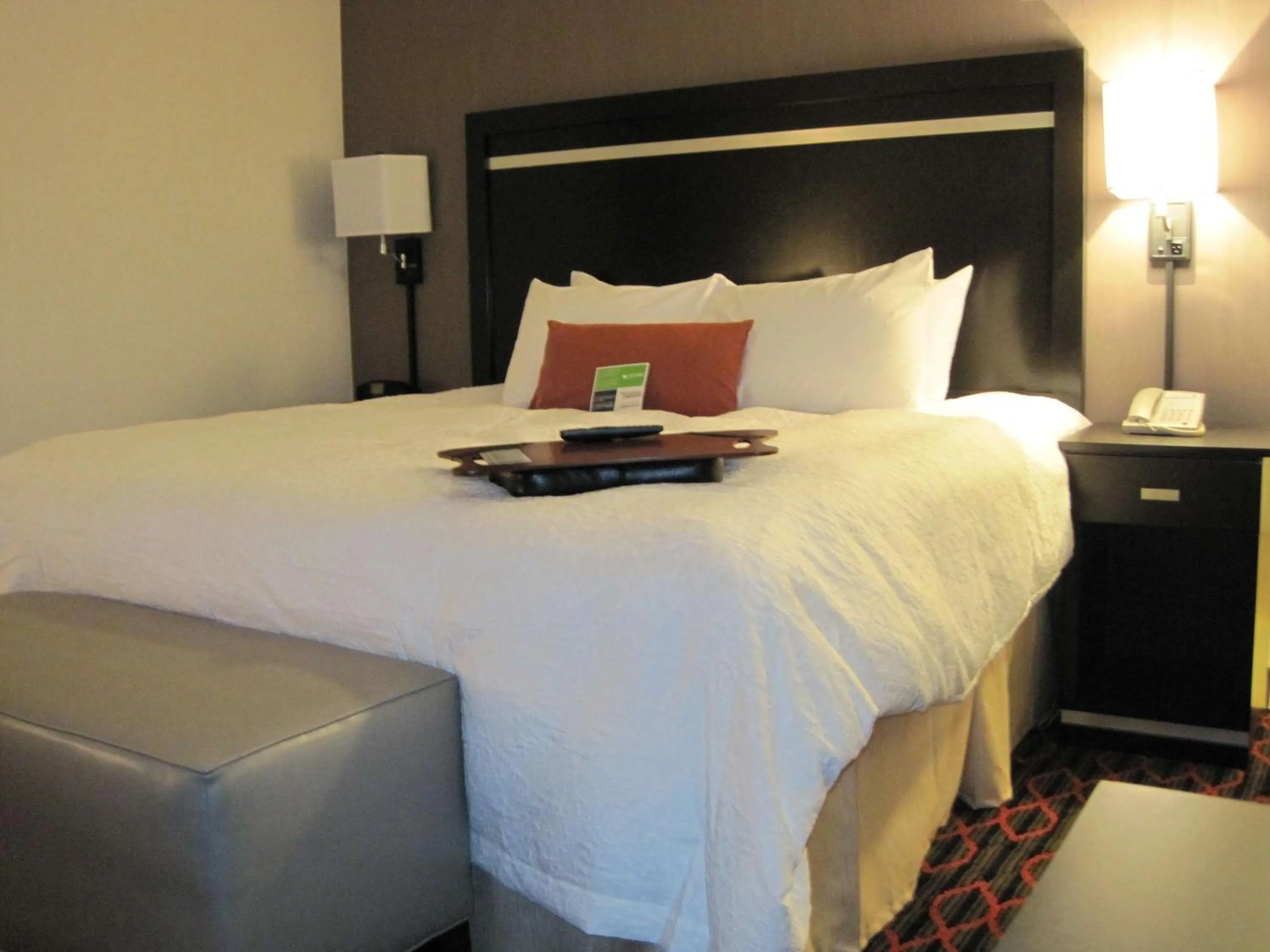 Bed in Hampton Inn by Hilton Fort Saskatchewan
