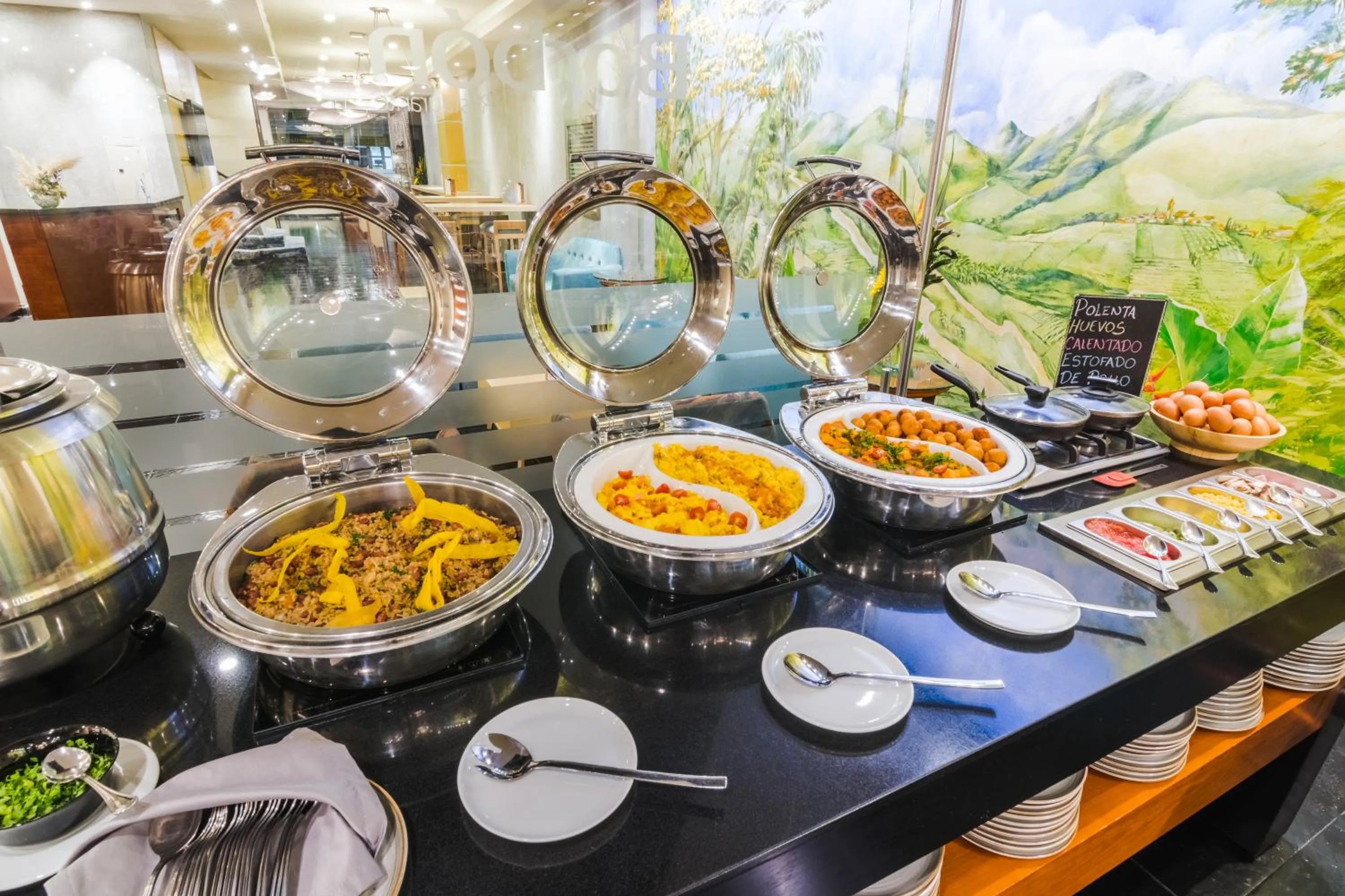 Food in GHL Hotel Abadia Plaza