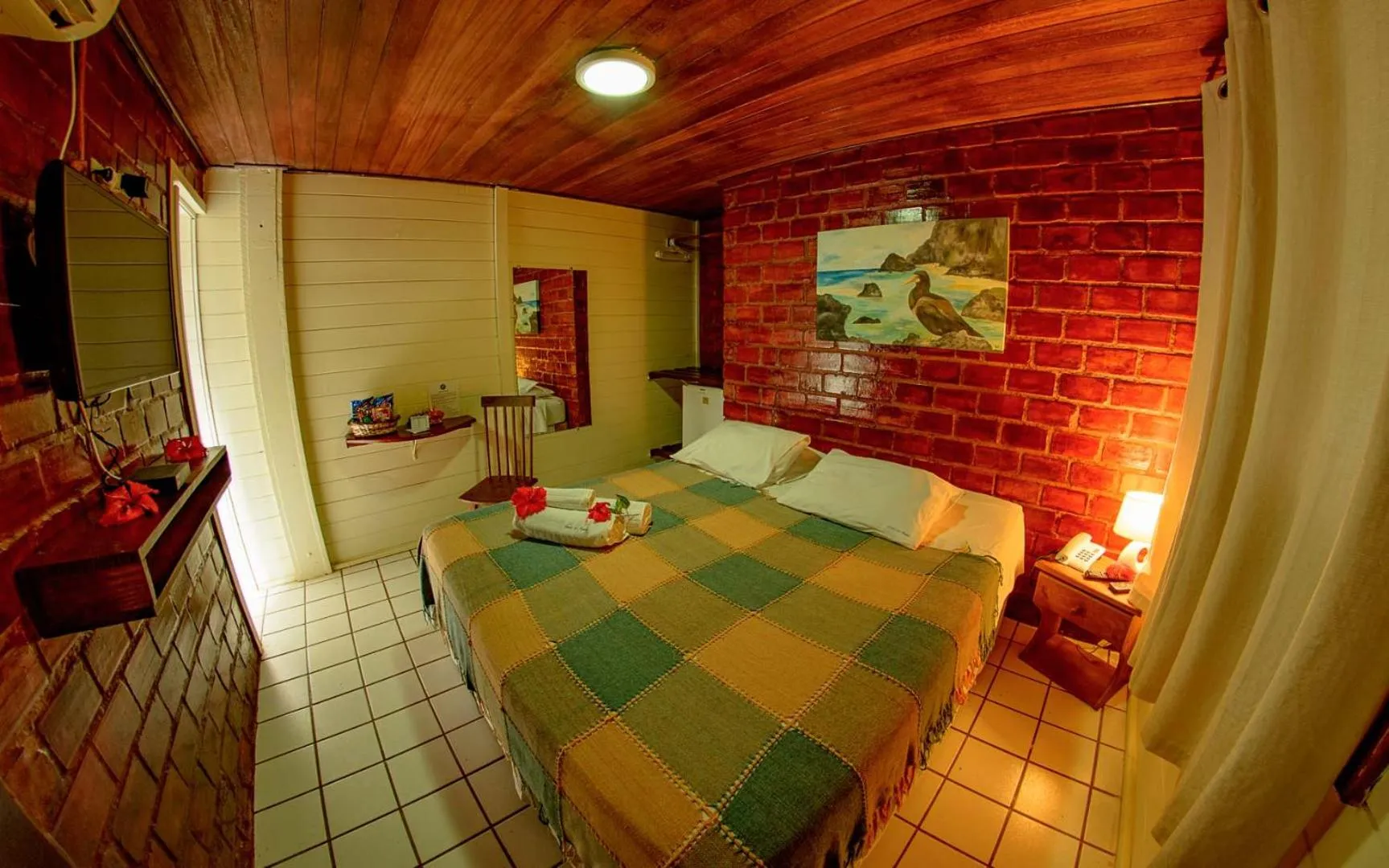 Bed in Pousada Lenda das Águas