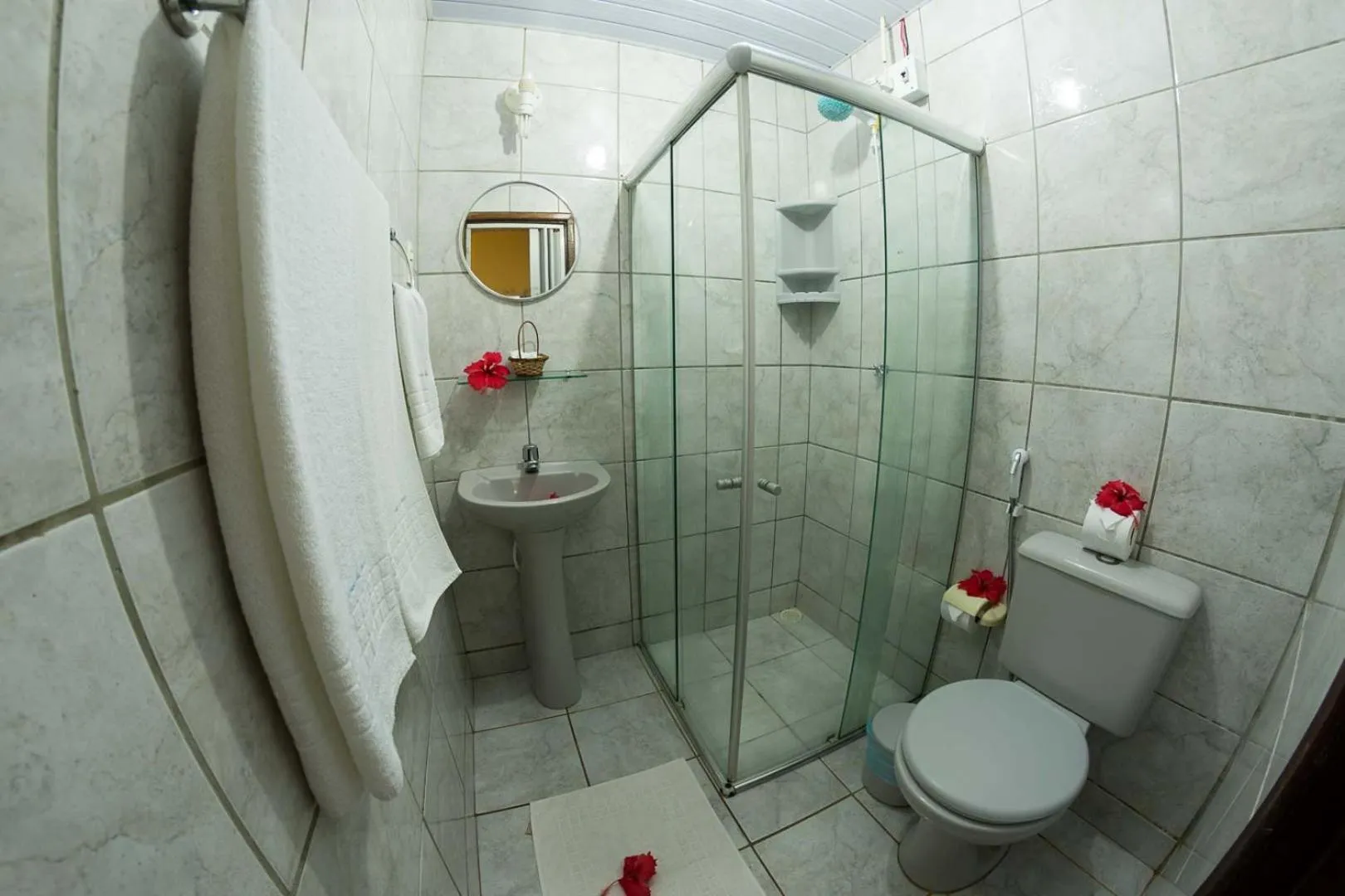 Bathroom in Pousada Lenda das Águas