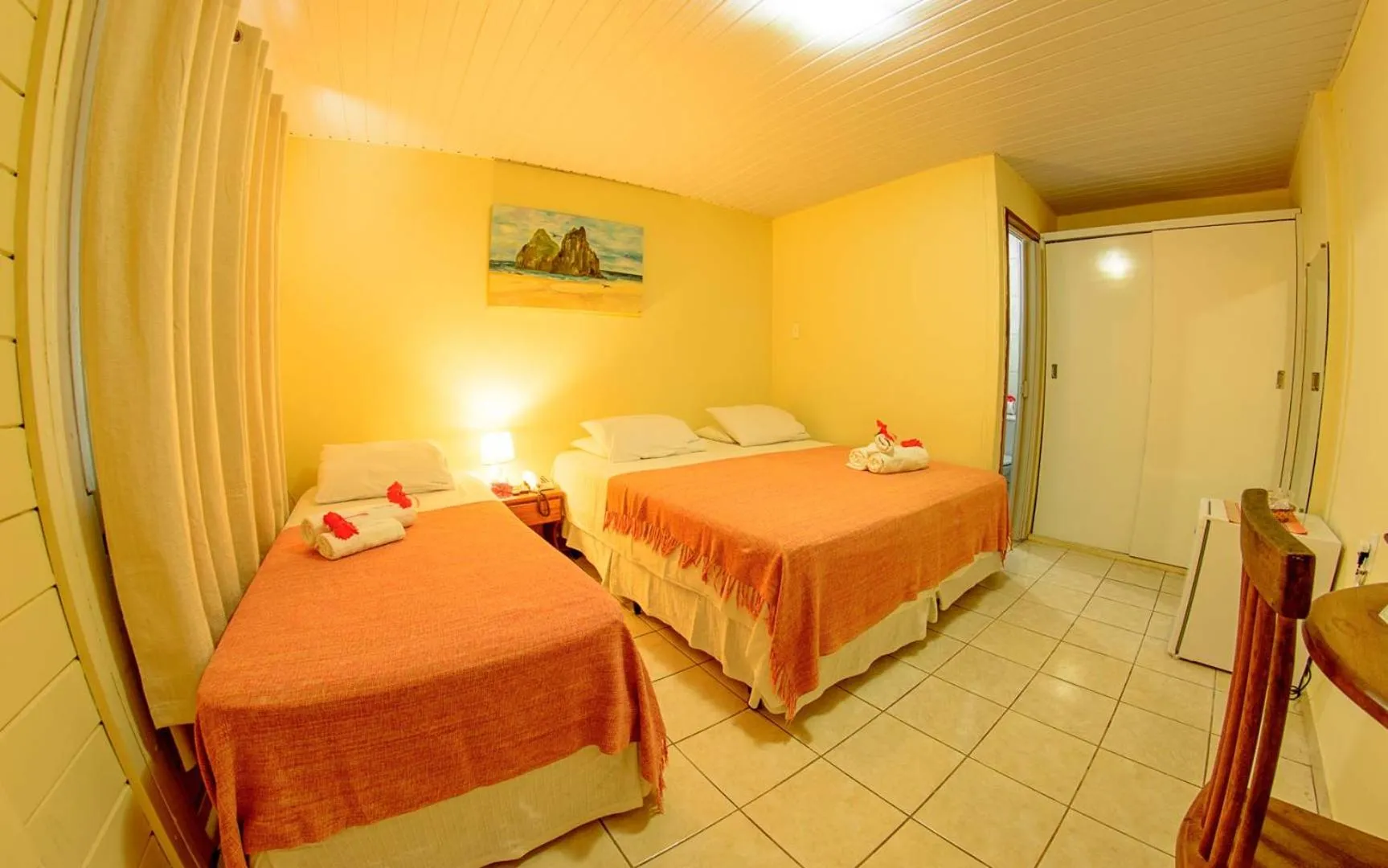 Bed in Pousada Lenda das Águas