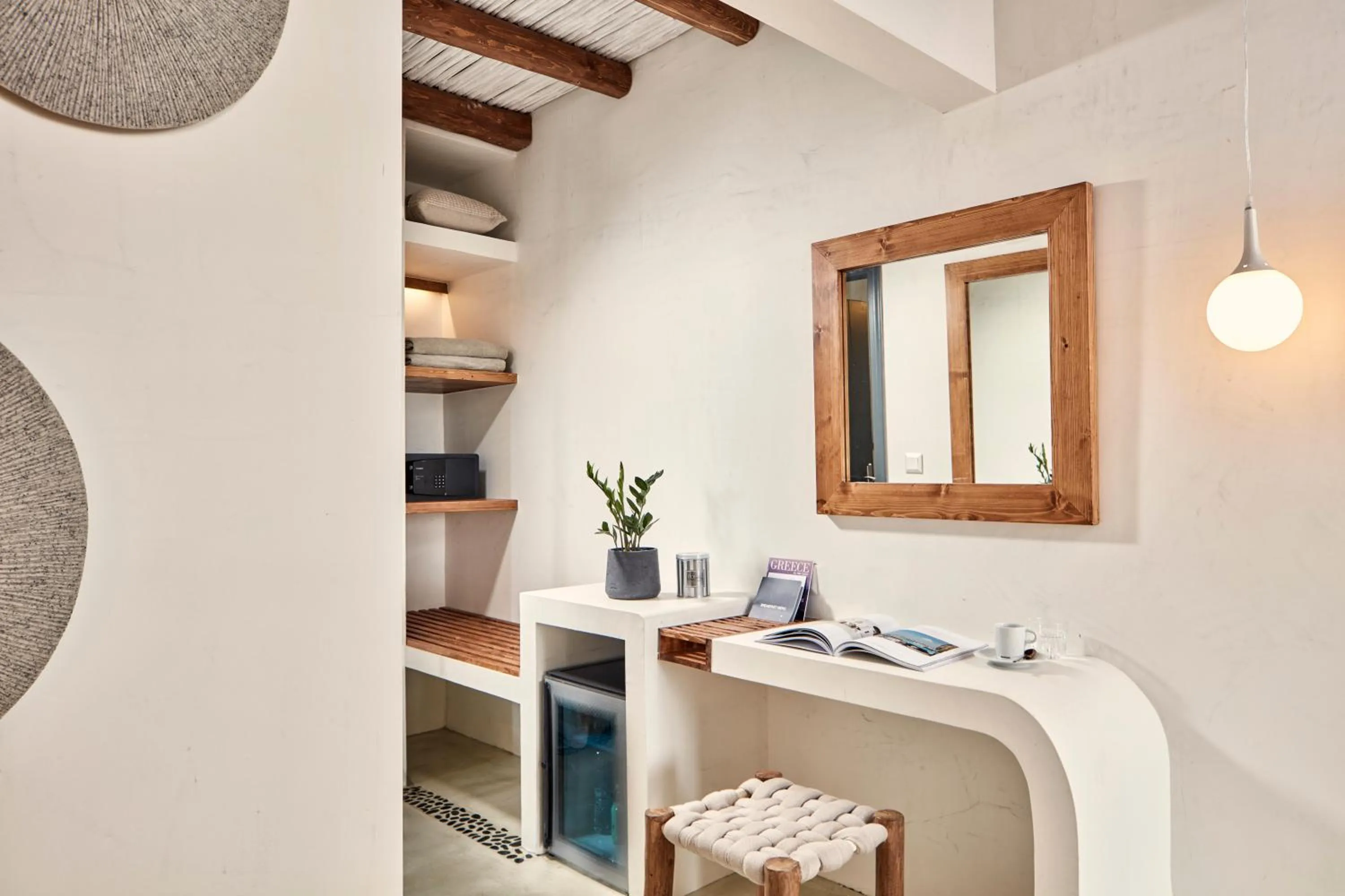 Seating area in Parian Boutique Hotel