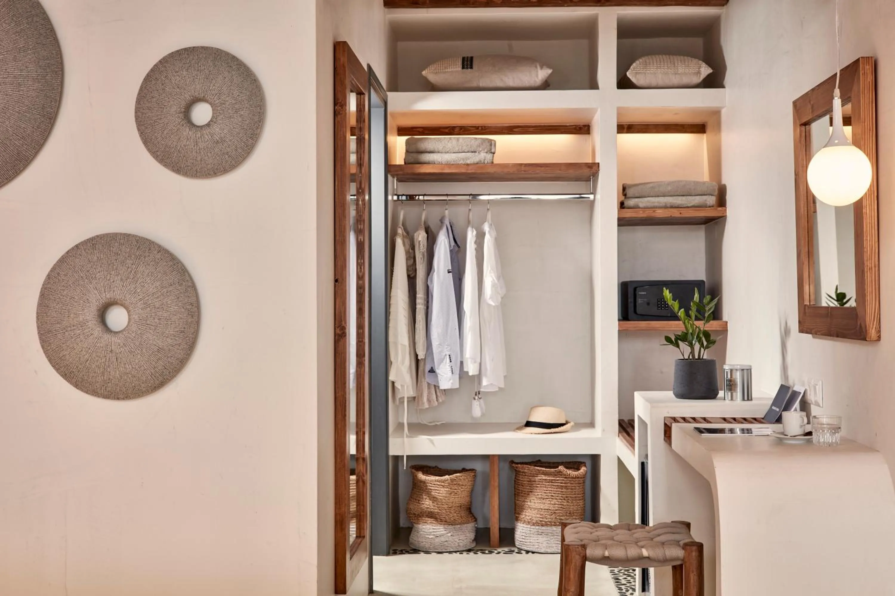 Seating area in Parian Boutique Hotel