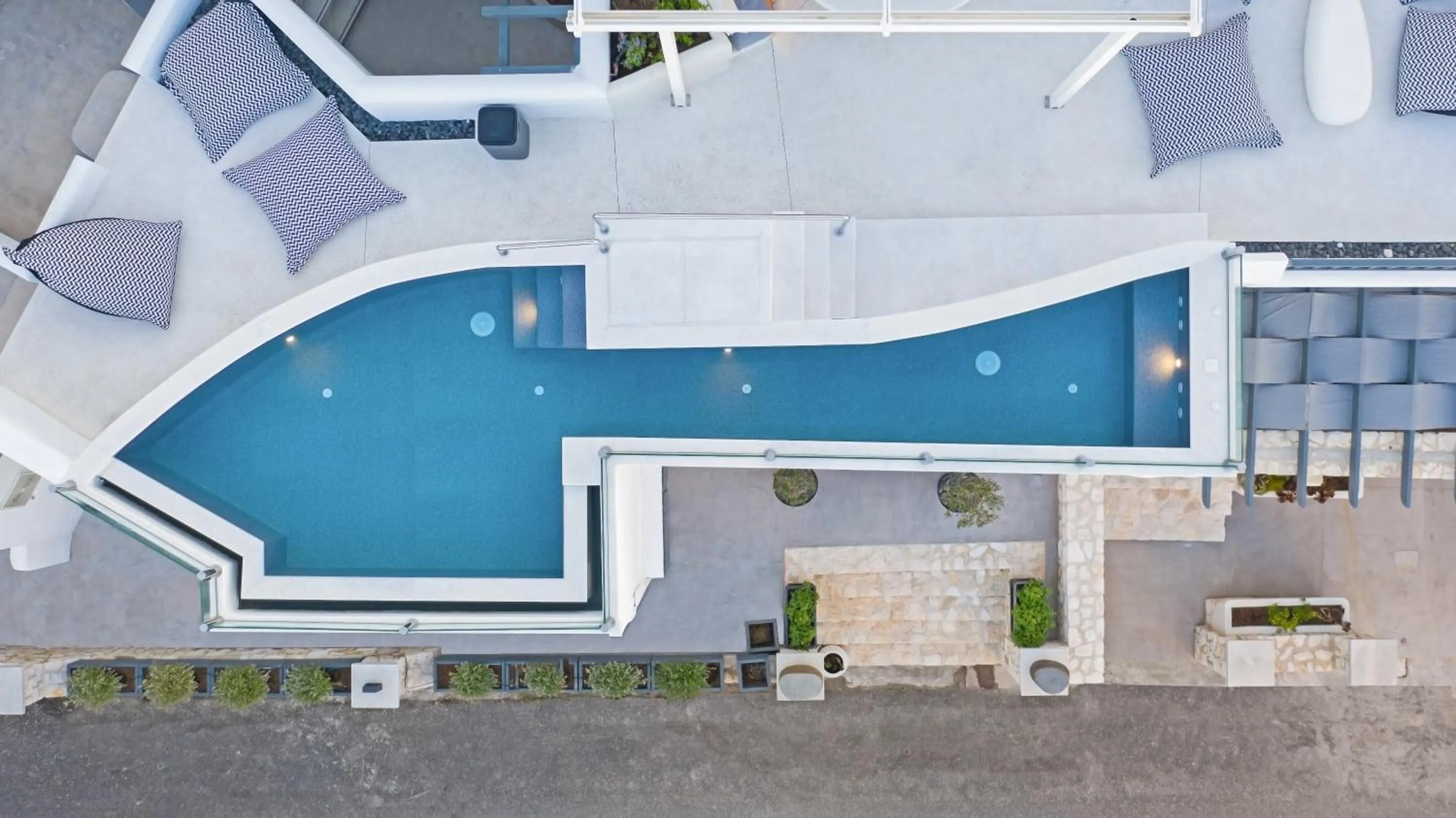 Bird's eye view in Parian Boutique Hotel